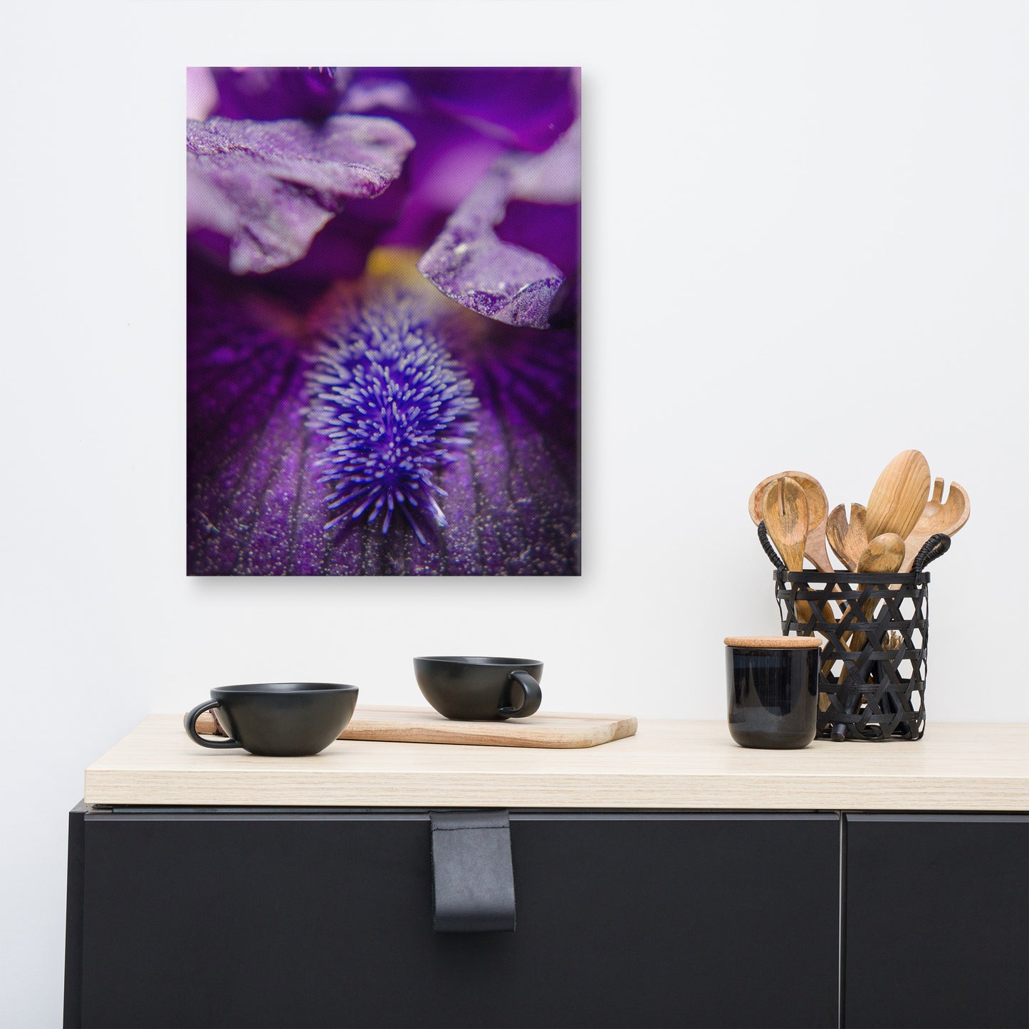 Stigma of Iris Floral Botanical Nature Photo Canvas Wall Art Prints
