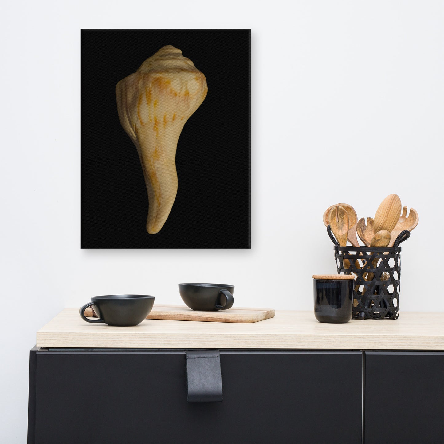 States of Erosion Image 9 Whelk Shell Coastal Nature Canvas Wall Art Prints