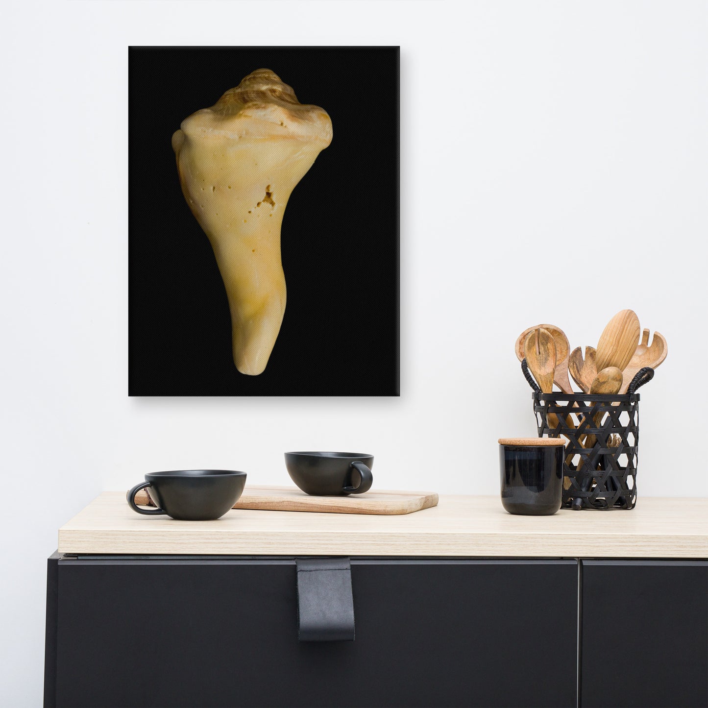 States of Erosion Image 8 Whelk Shell Coastal Nature Canvas Wall Art Prints