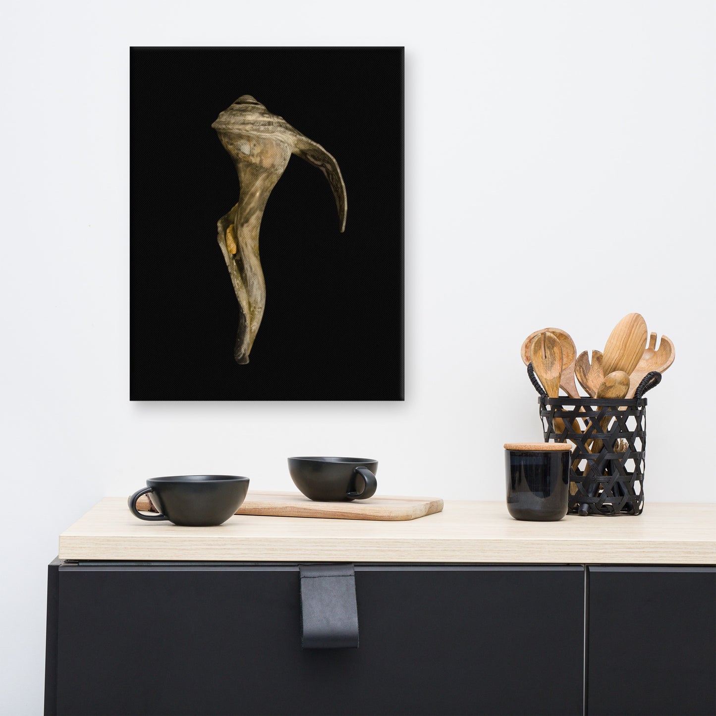 States of Erosion Image 4 Whelk Shell Coastal Nature Canvas Wall Art Prints