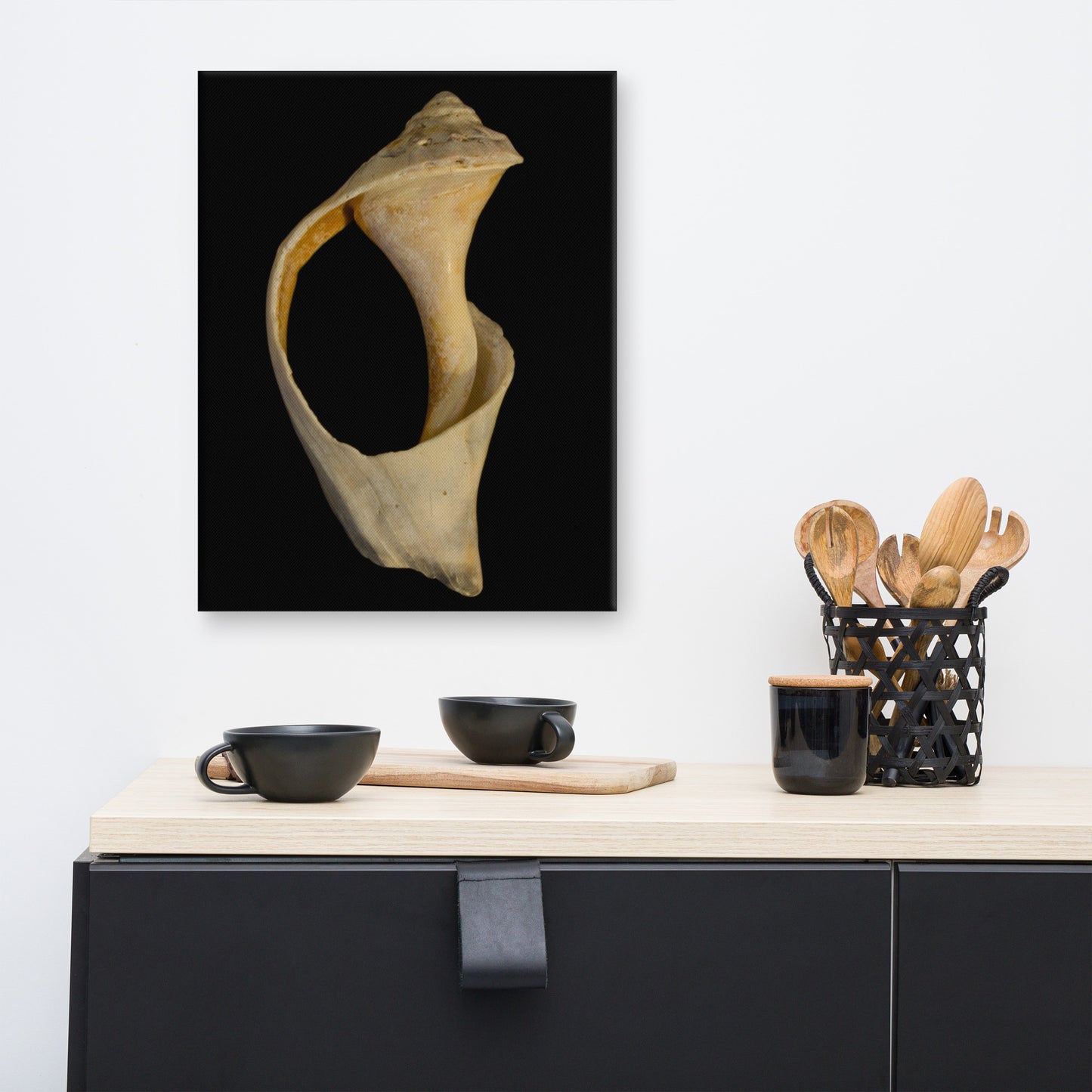 States of Erosion Image 2 Whelk Shell Coastal Nature Canvas Wall Art Prints