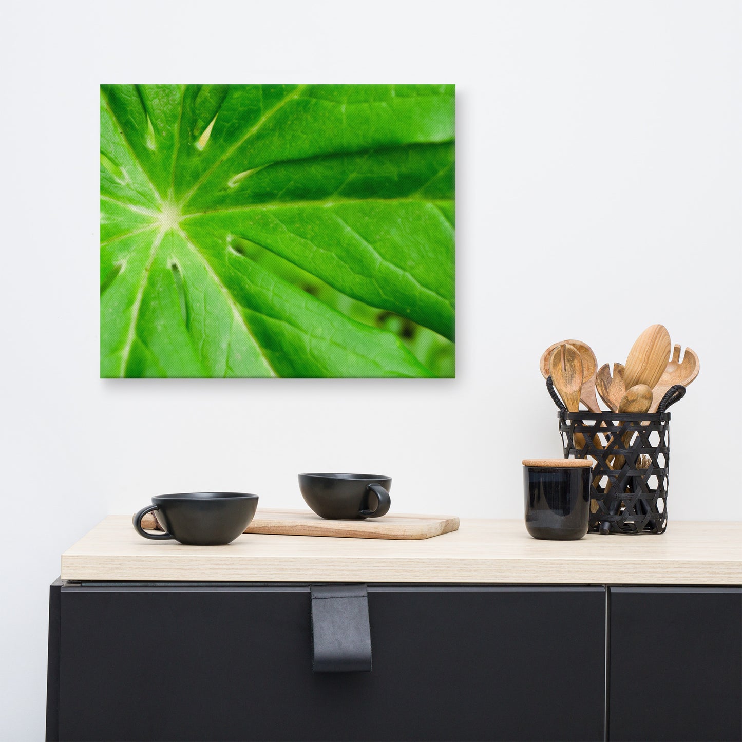 Peaceful Greenery Botanical Nature Photograph Canvas Wall Art Prints