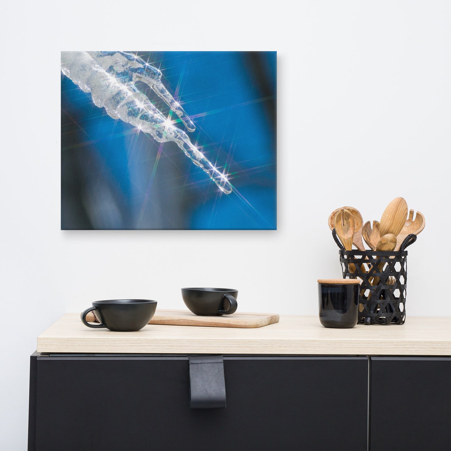 Icicle Nature Canvas Wall Art Prints