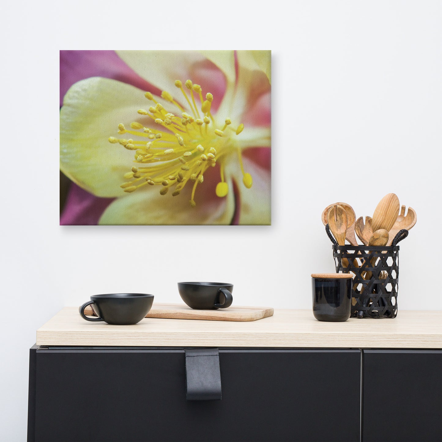 Delicate Columbine Floral Botanical Nature Photo Canvas Wall Art Prints