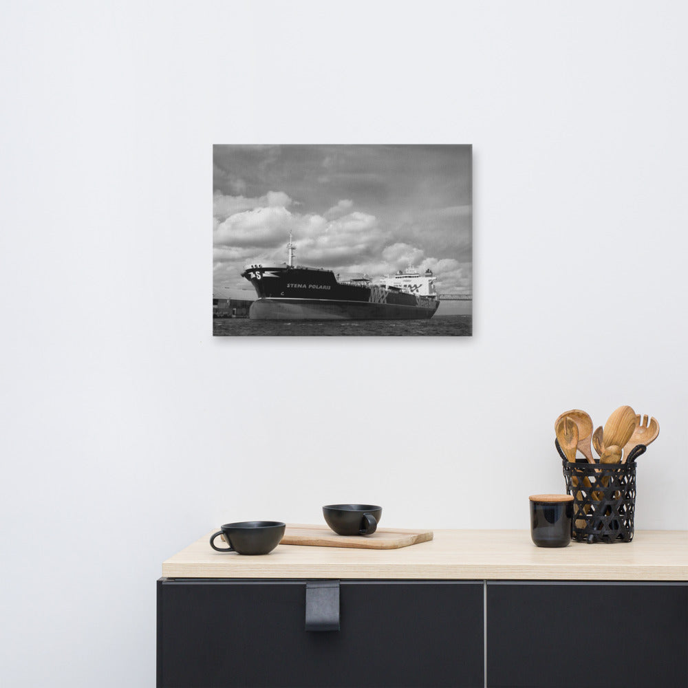 Best Beach Wall Art: Ship on The St. Johns River Coastal Photo Canvas Wall Art Print