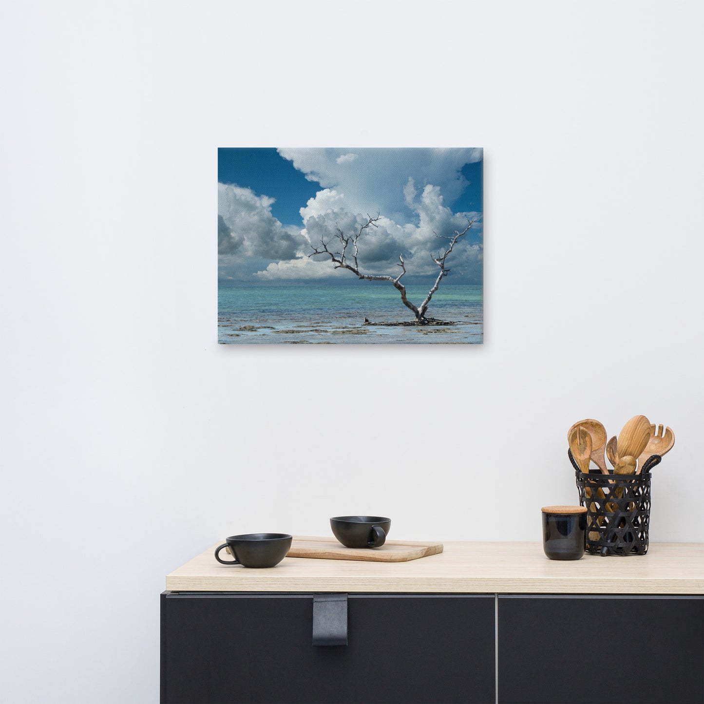 Wanderlust Traditional Color Coastal Landscape Photo Canvas Wall Art Print