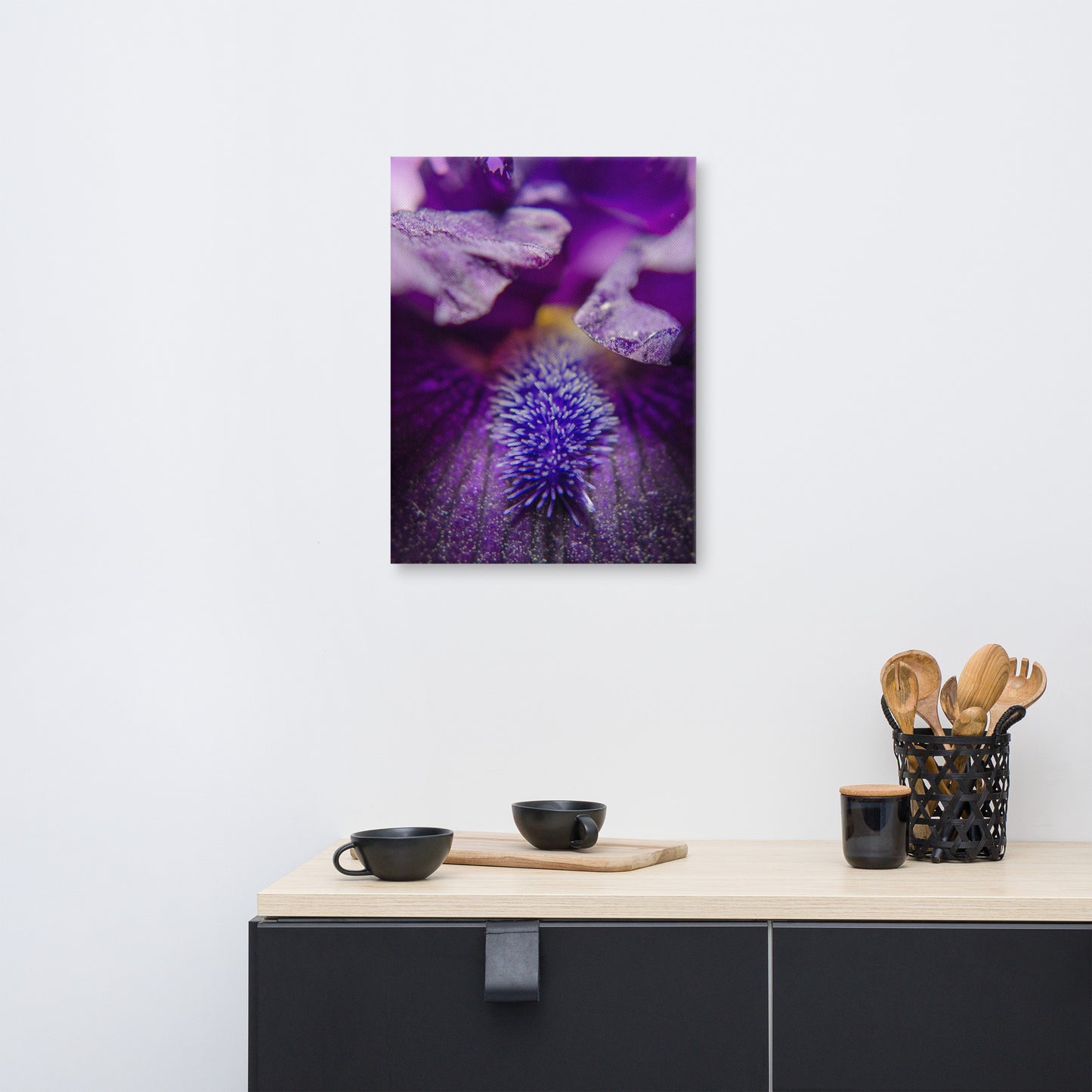 Stigma of Iris Floral Botanical Nature Photo Canvas Wall Art Prints