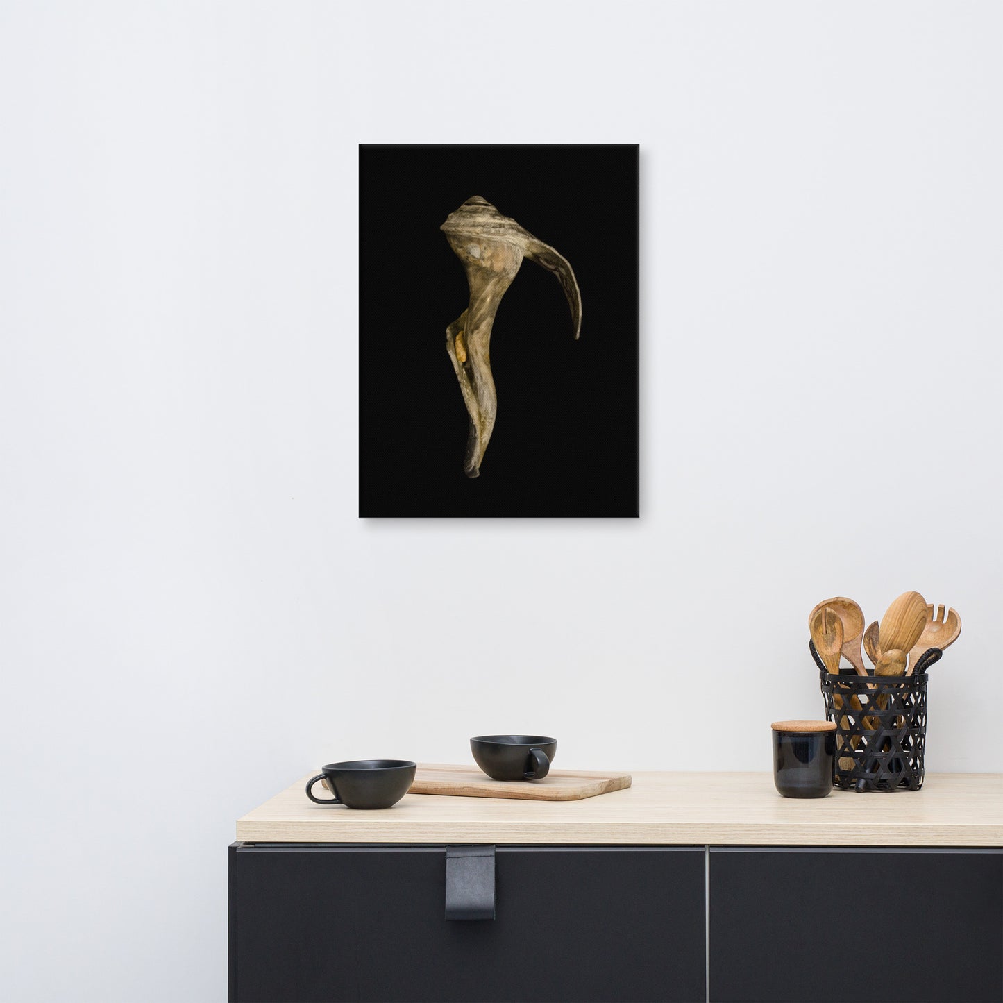 States of Erosion Image 4 Whelk Shell Coastal Nature Canvas Wall Art Prints