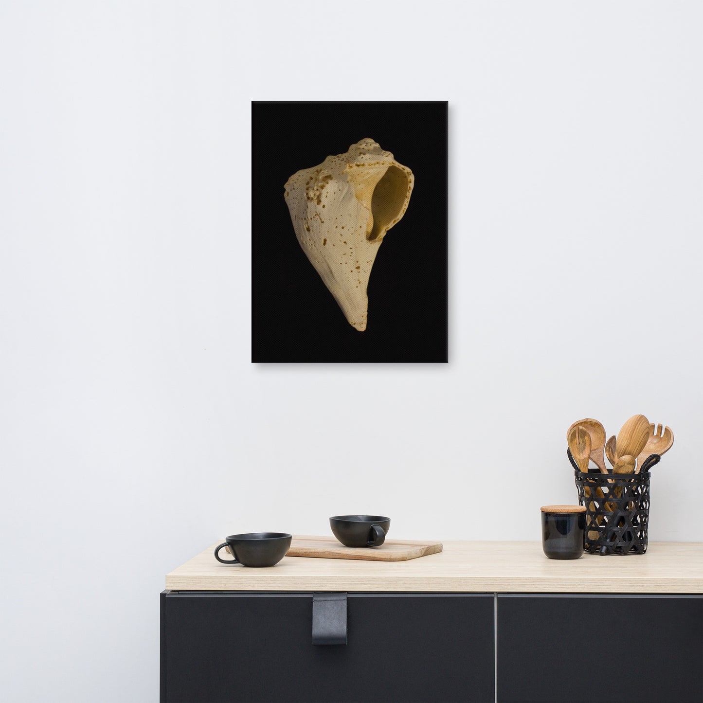 States of Erosion Image 1 Whelk Shell Coastal Nature Canvas Wall Art Prints