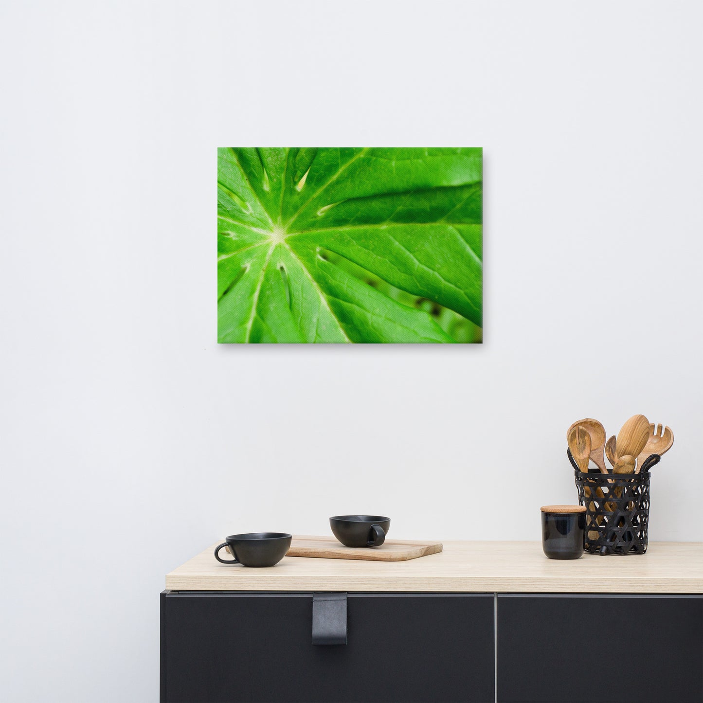Peaceful Greenery Botanical Nature Photograph Canvas Wall Art Prints