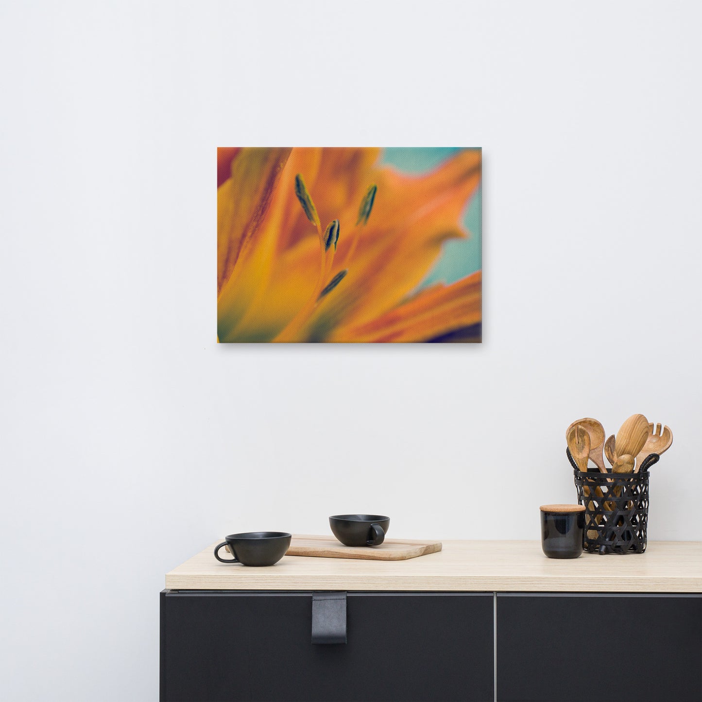 Mystical Tiger Lily Floral Botanical Nature Photo Canvas Wall Art Prints