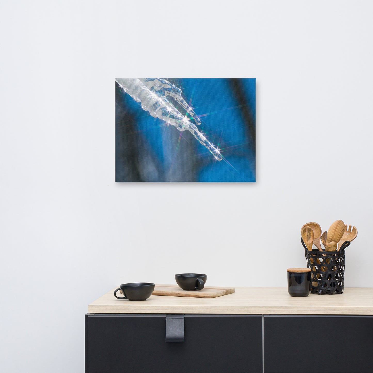 Icicle Nature Canvas Wall Art Prints