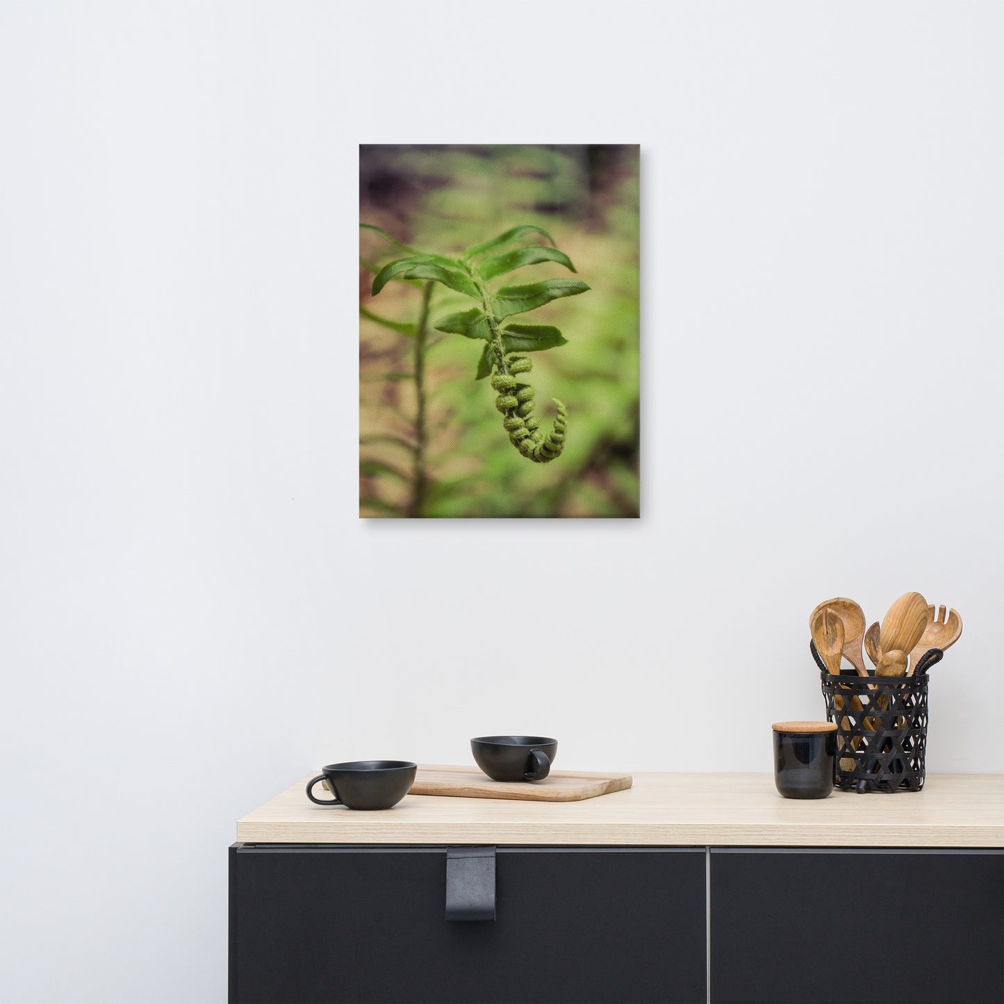Growth of the Forest Floor Botanical Nature Canvas Wall Art Prints