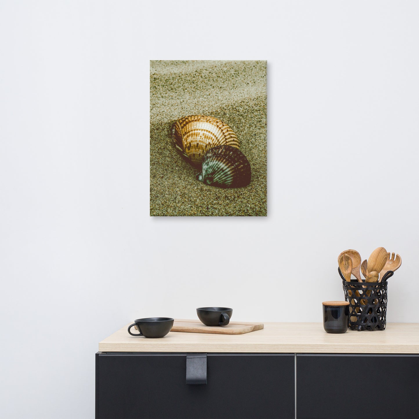 Dreamy Beach Seashells Coastal Nature Canvas Wall Art Prints