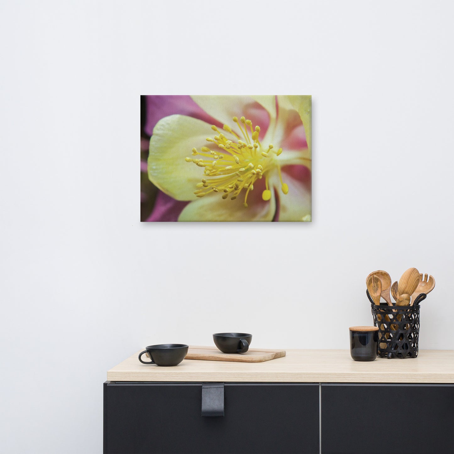 Delicate Columbine Floral Botanical Nature Photo Canvas Wall Art Prints
