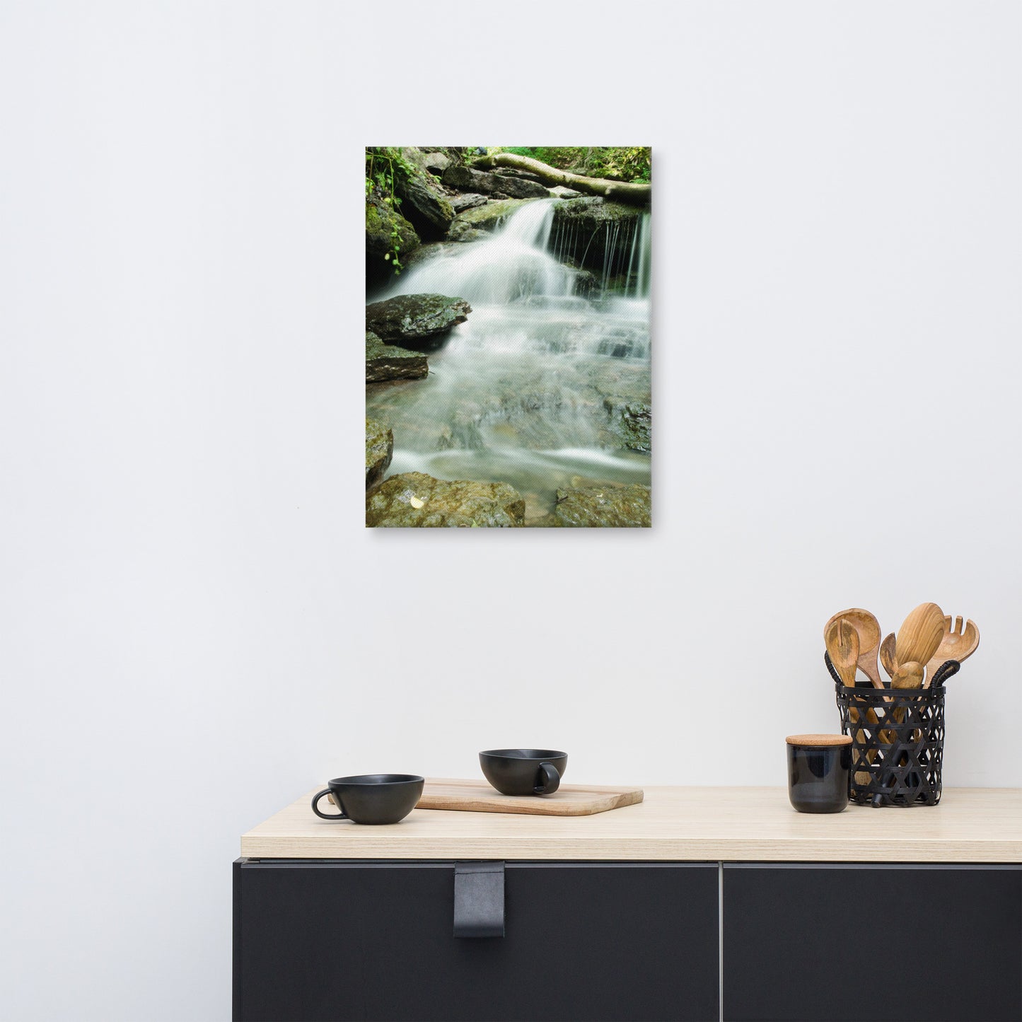 Pixley Waterfalls 2 Rustic Landscape Photo Canvas Wall Art Prints