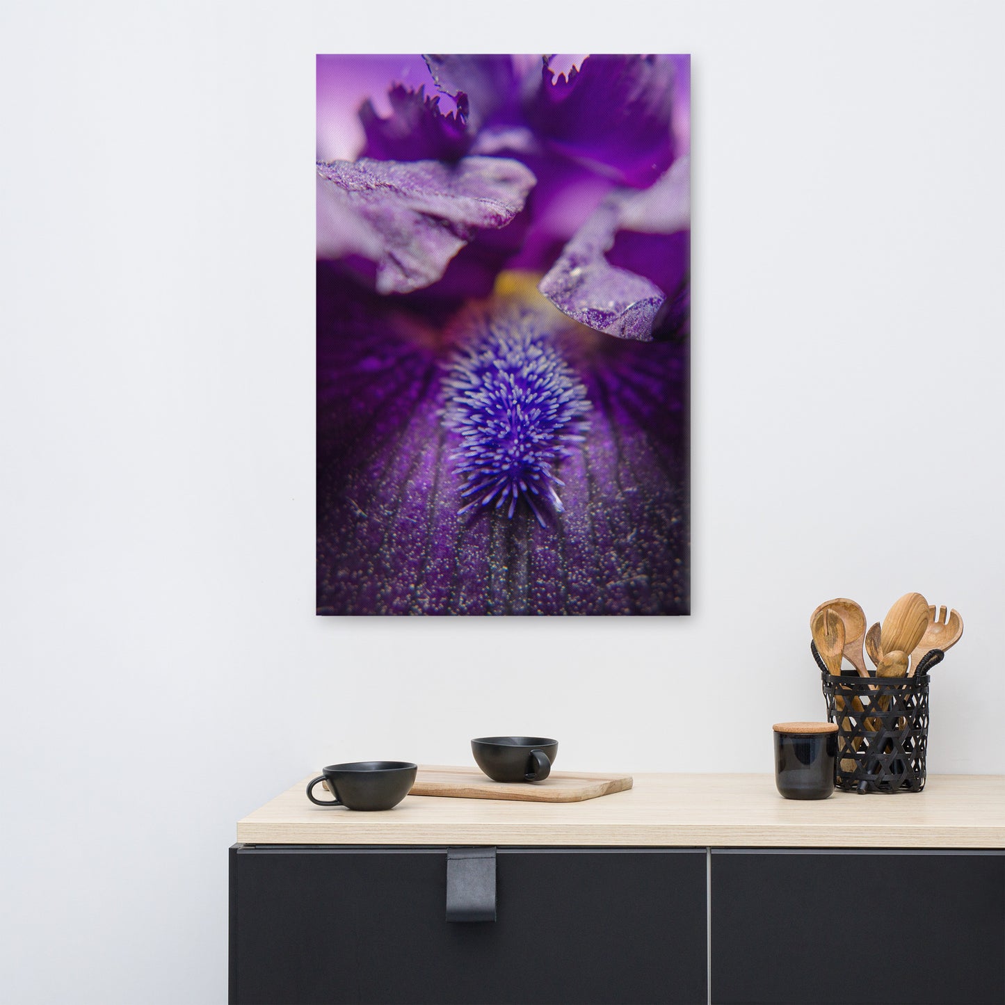 Stigma of Iris Floral Botanical Nature Photo Canvas Wall Art Prints