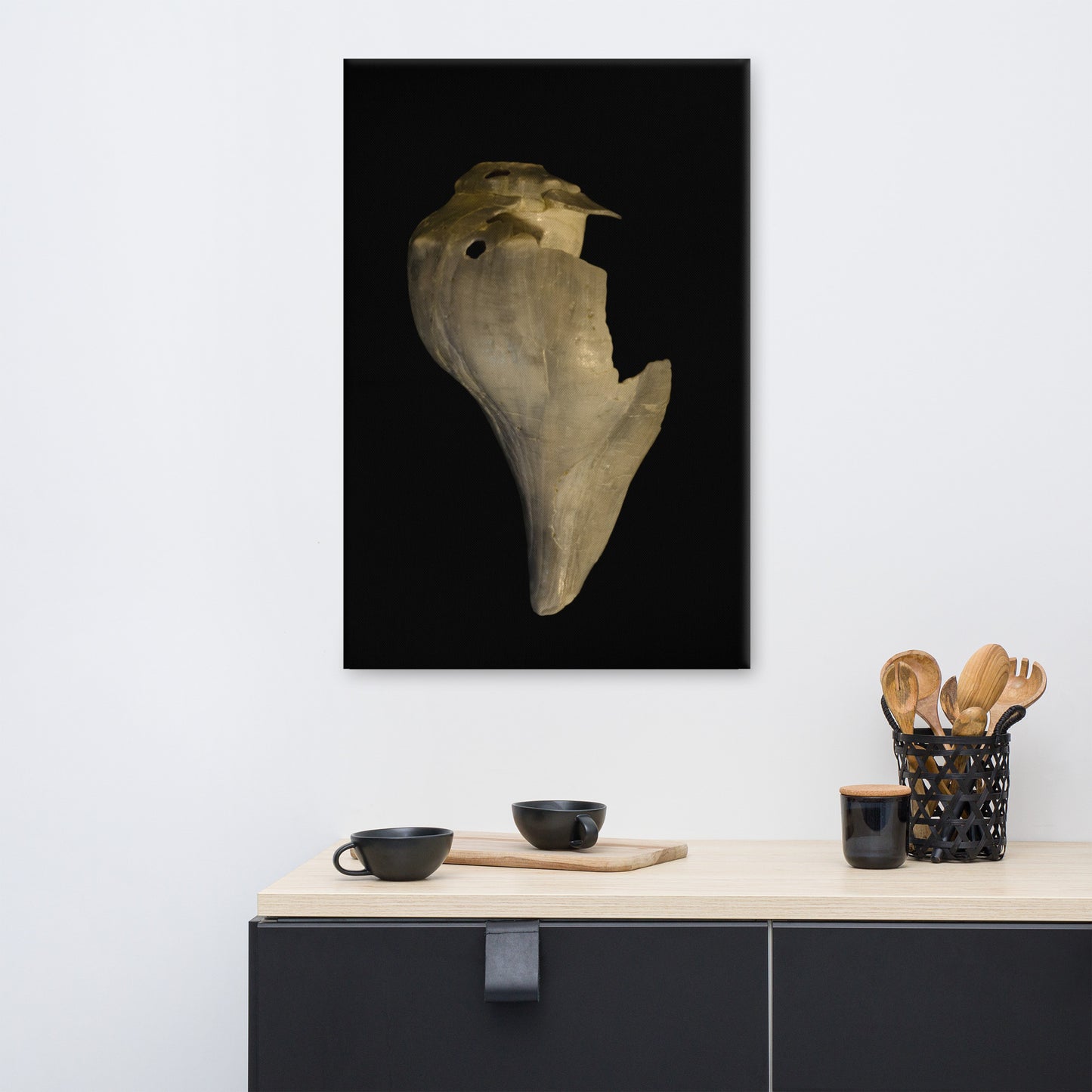 States of Erosion Image 7 Whelk Shell Coastal Nature Canvas Wall Art Prints