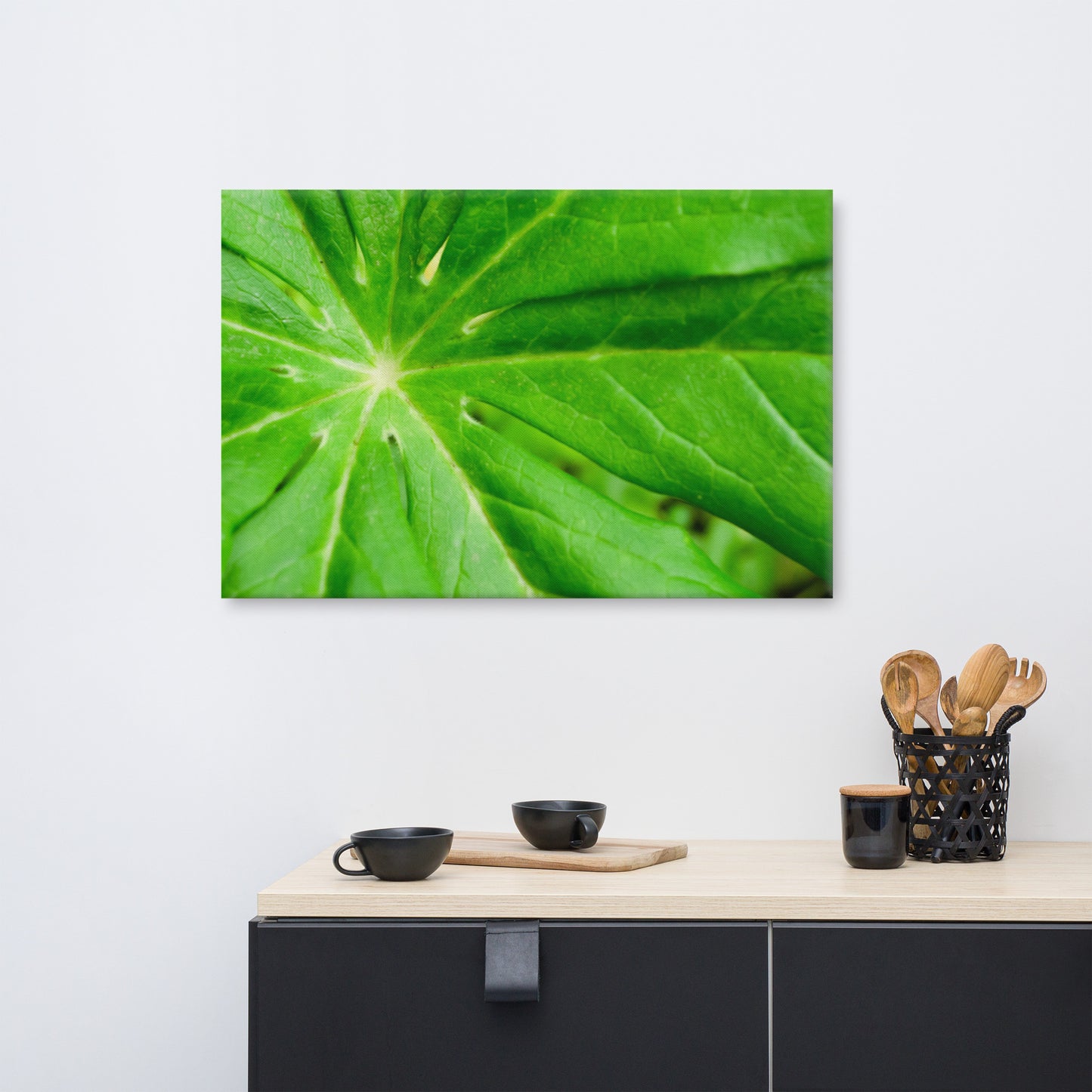 Peaceful Greenery Botanical Nature Photograph Canvas Wall Art Prints