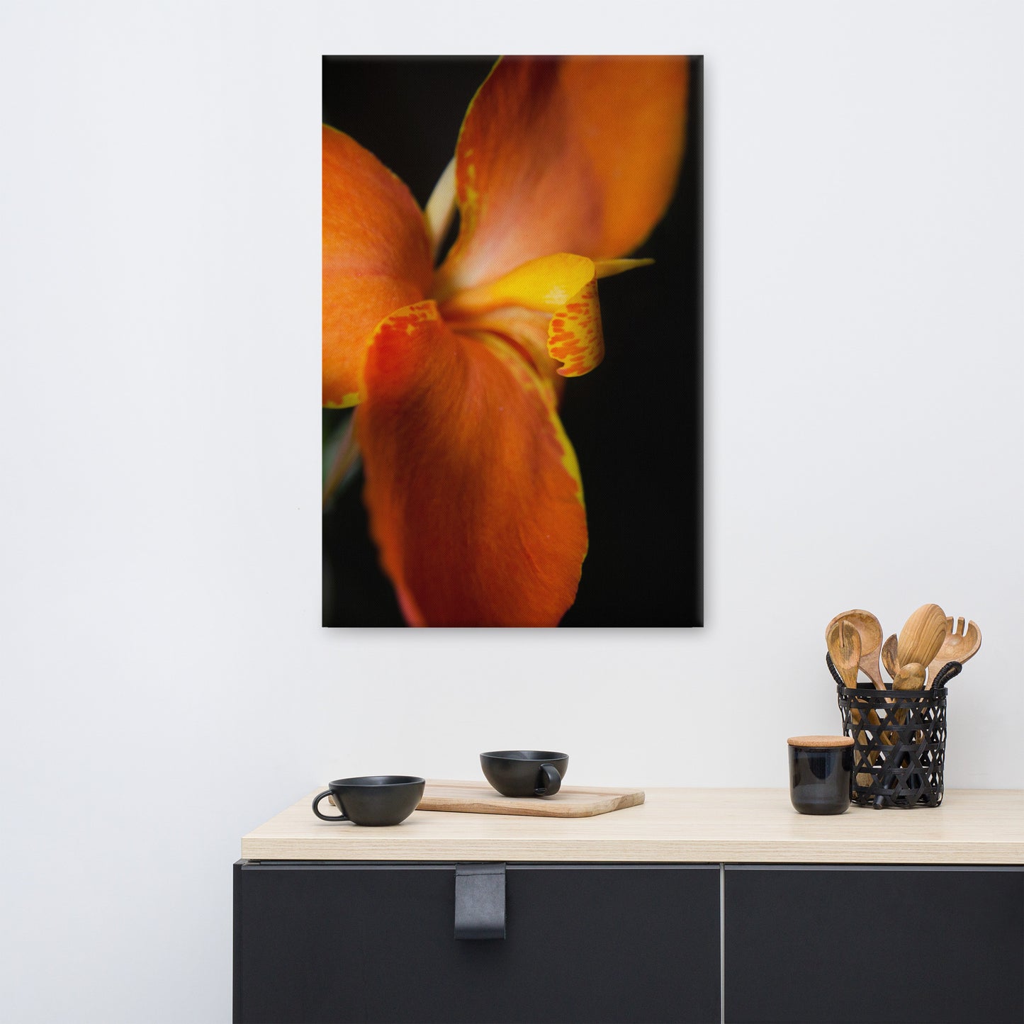 Orange Canna at Longwood Gardens Floral Botanical Nature Photo Canvas Wall Art Prints