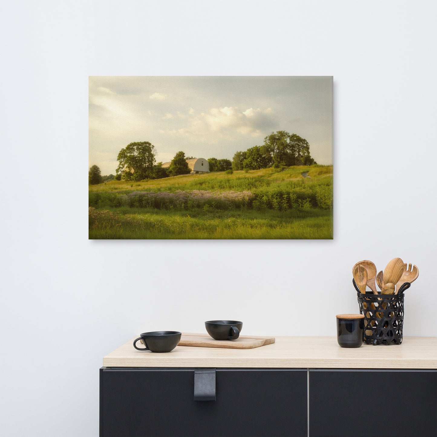 Remnant of Better Days Rural Landscape Canvas Wall Art Prints