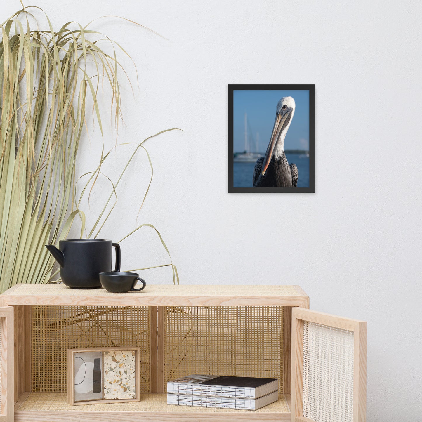 Bob The Pelican Bird 3 Color Wildlife Photo Framed Wall Art Prints