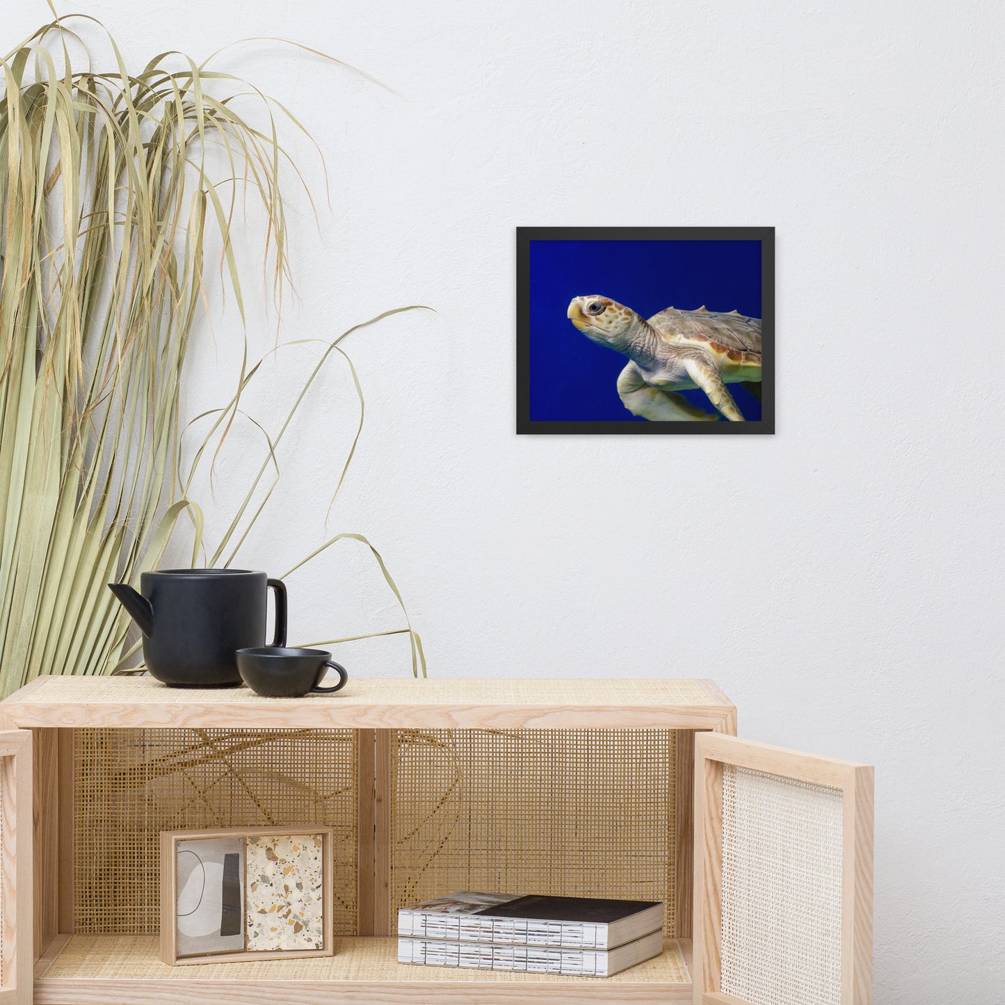 Sea Turtle 2 Animal Wildlife Photograph Framed Wall Art Prints