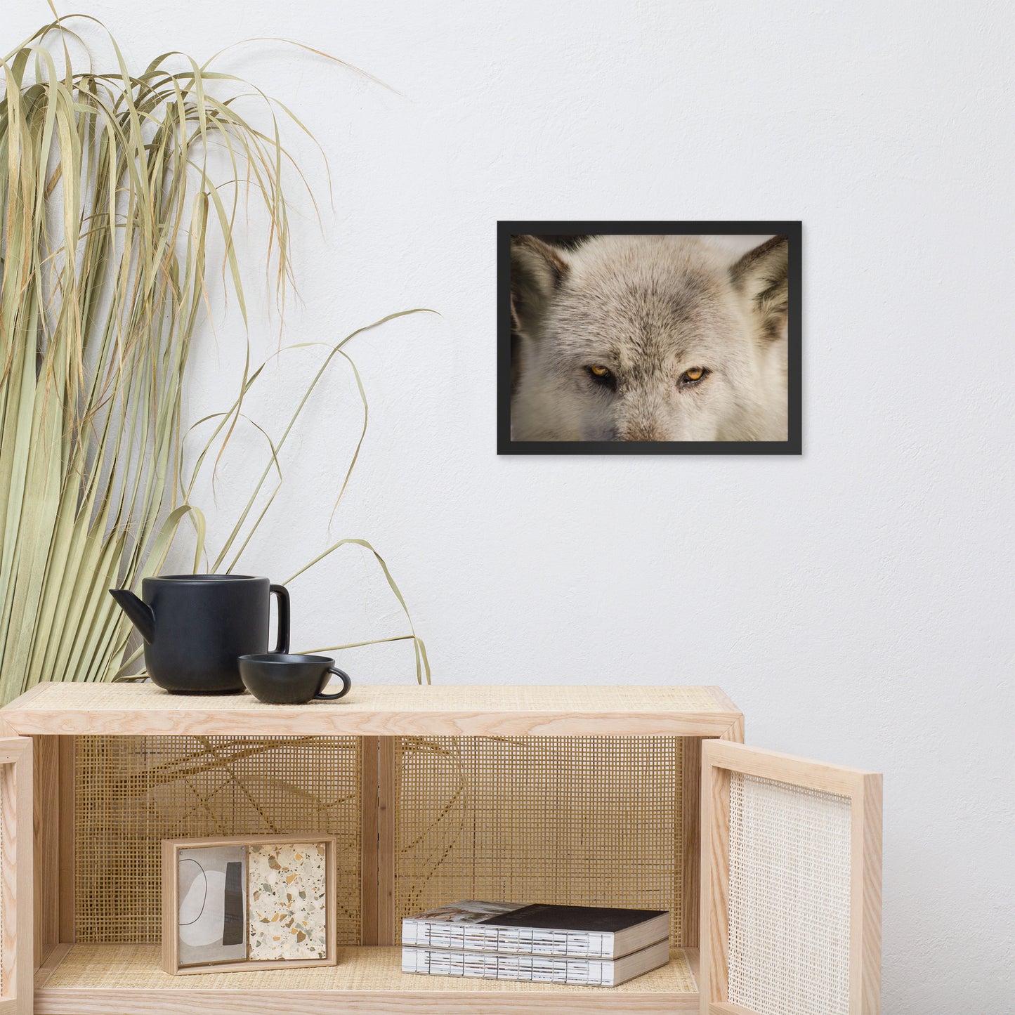 Wolf Eyes Animal / Wildlife Photograph Framed Wall Art Prints