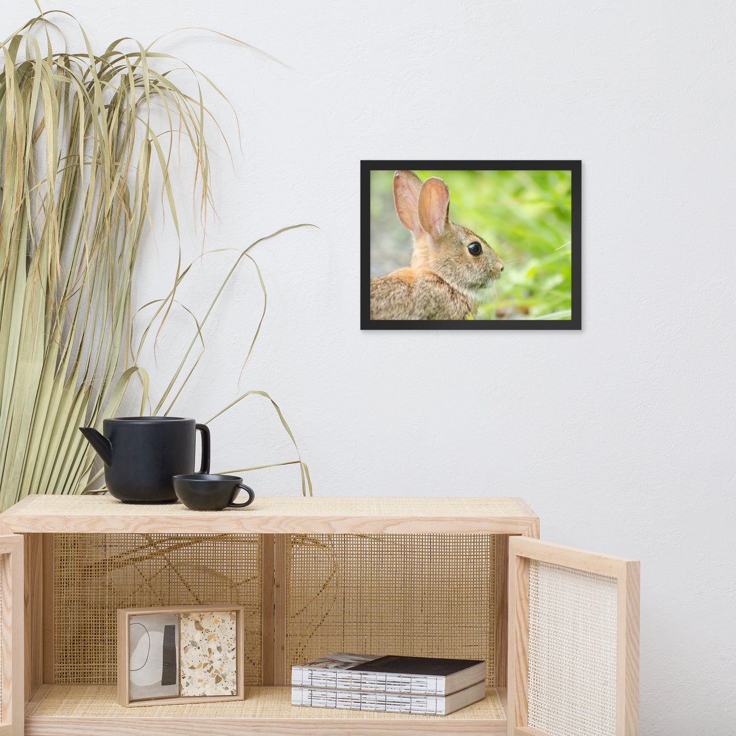 Bunny at Bombay Hook Wildlife Photo Framed Wall Art Prints