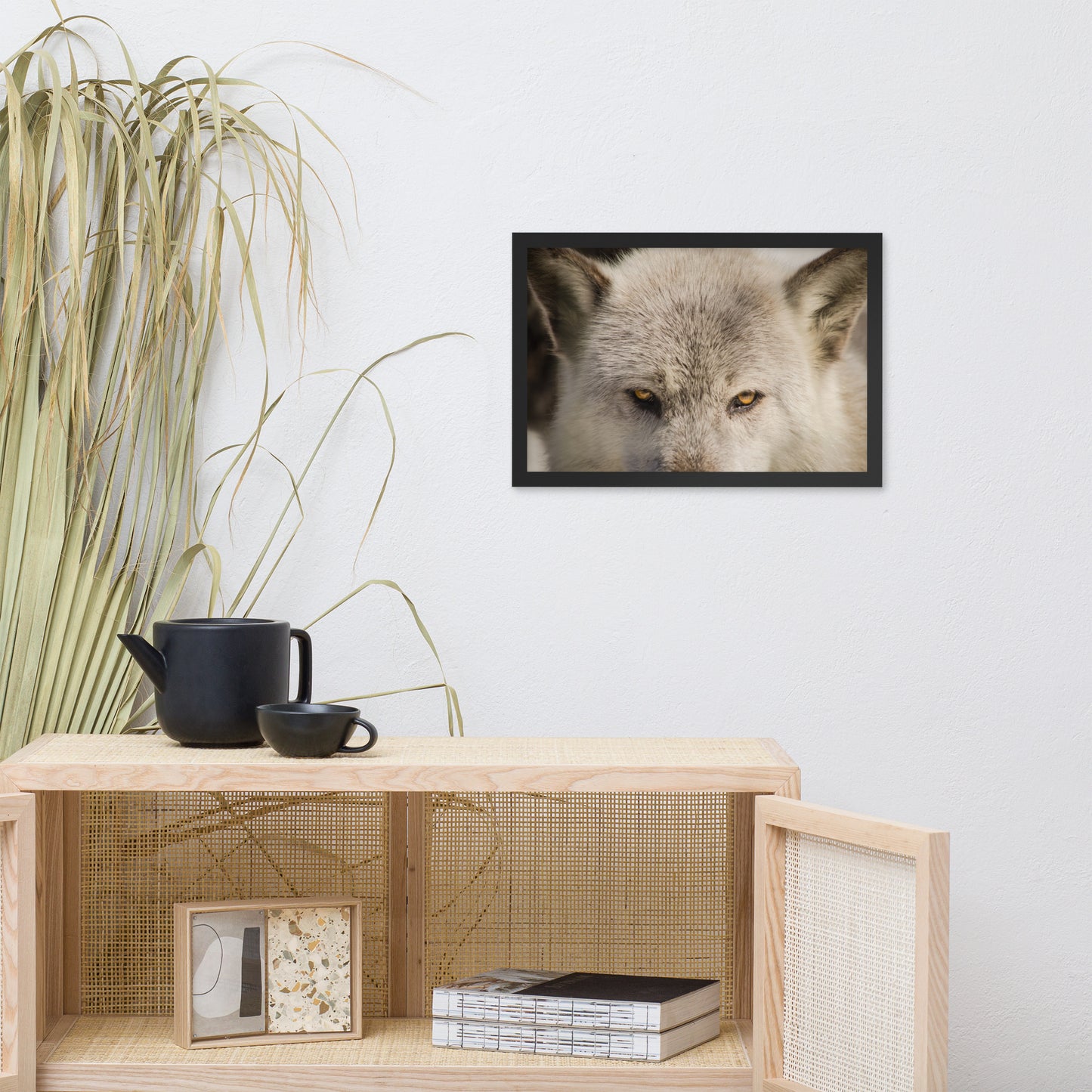 Wolf Eyes Animal / Wildlife Photograph Framed Wall Art Prints