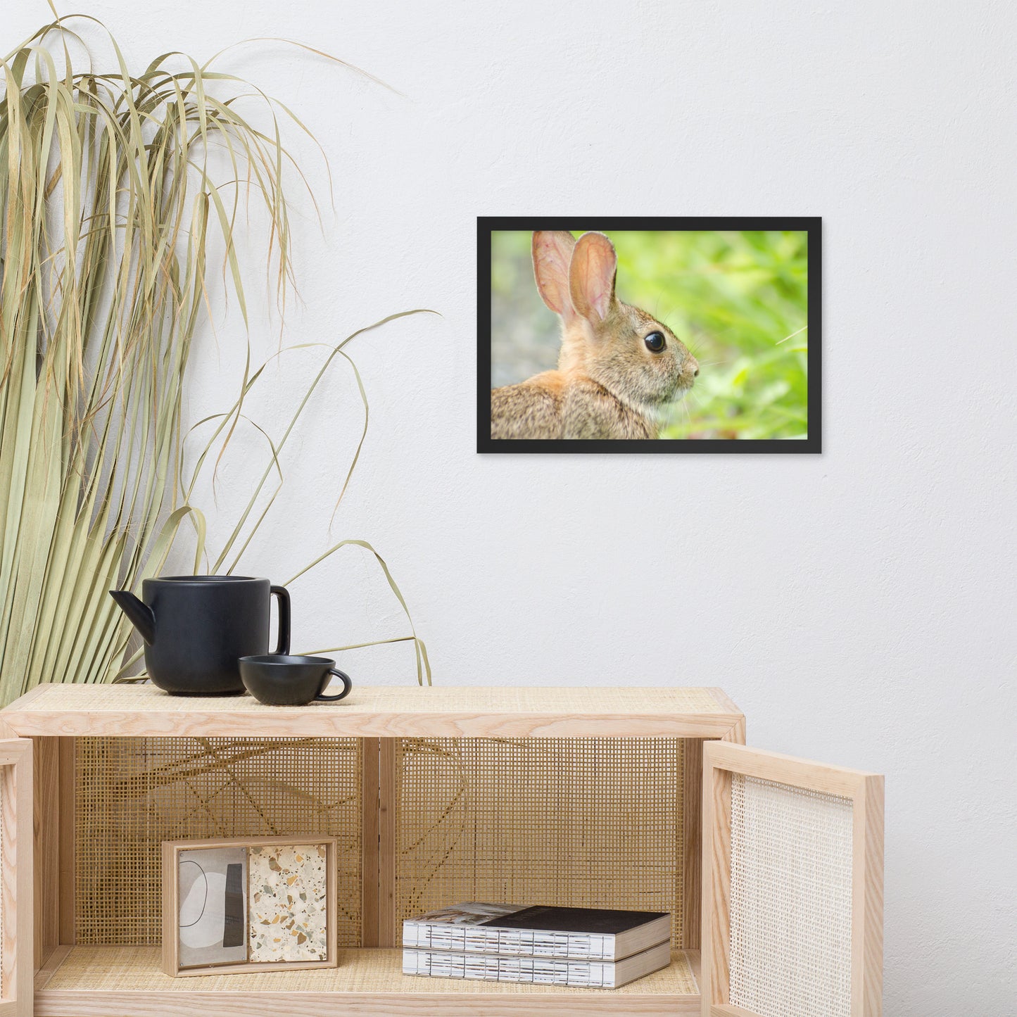 Bunny at Bombay Hook Wildlife Photo Framed Wall Art Prints