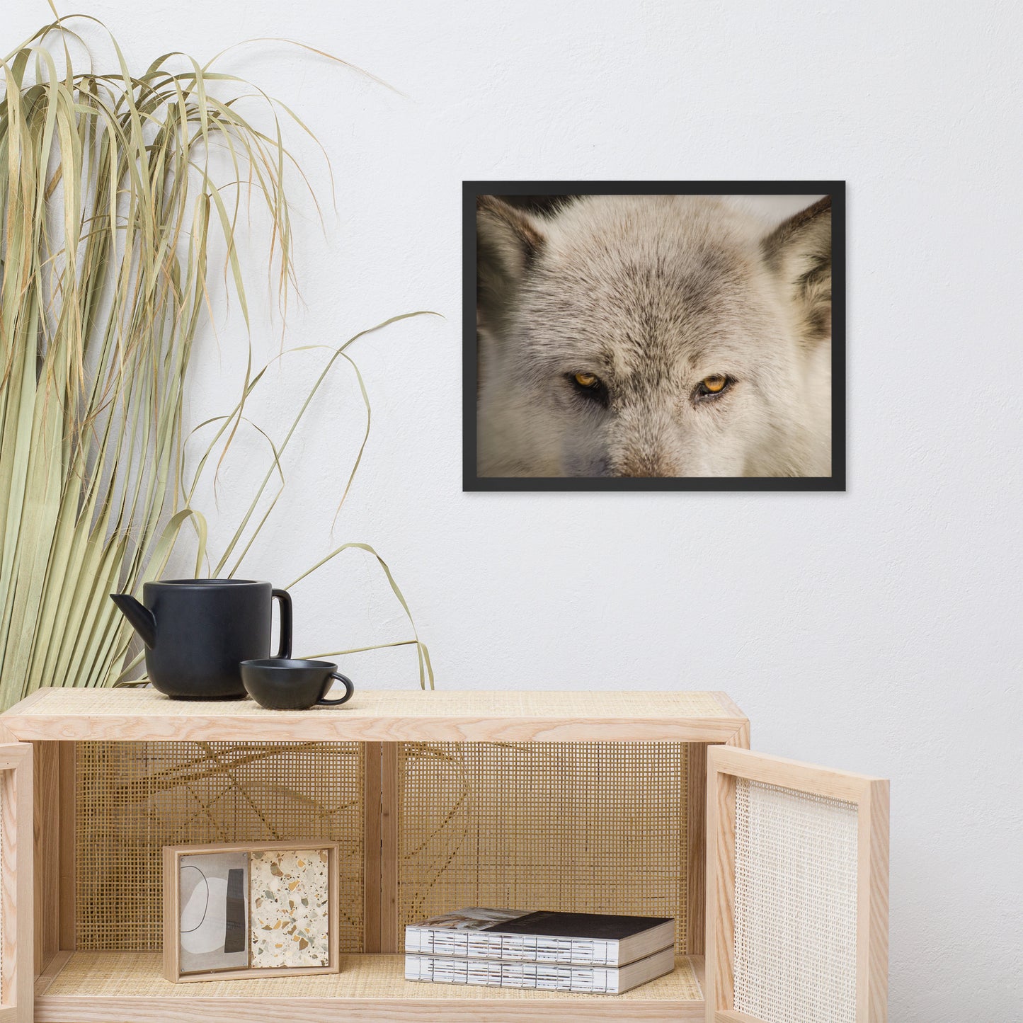 Wolf Eyes Animal / Wildlife Photograph Framed Wall Art Prints