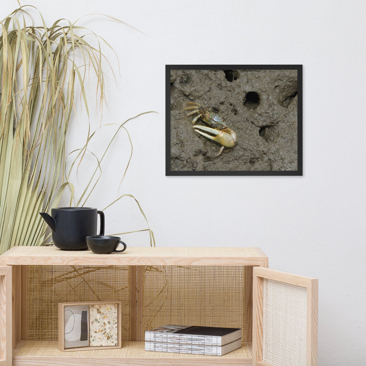 Fiddler Crab Animal Wildlife Photograph Framed Wall Art Prints