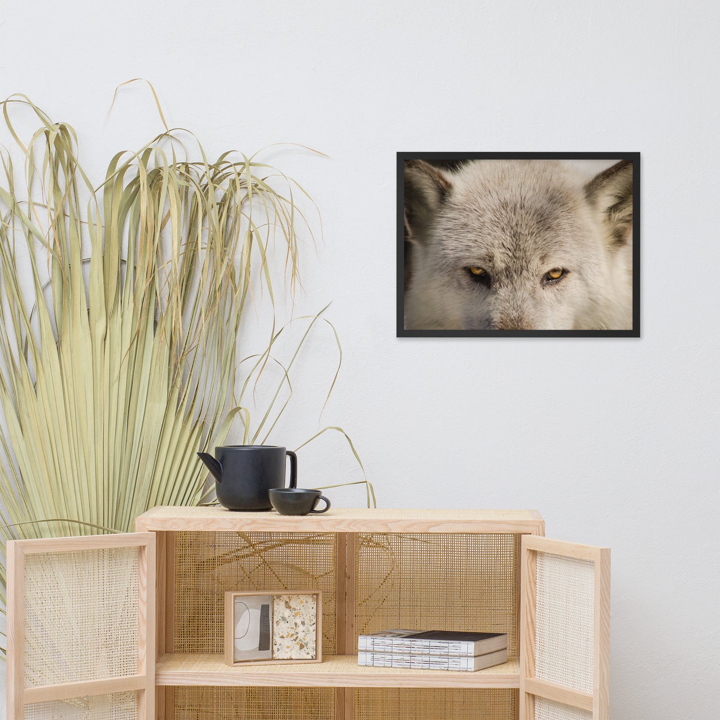 Wolf Eyes Animal / Wildlife Photograph Framed Wall Art Prints