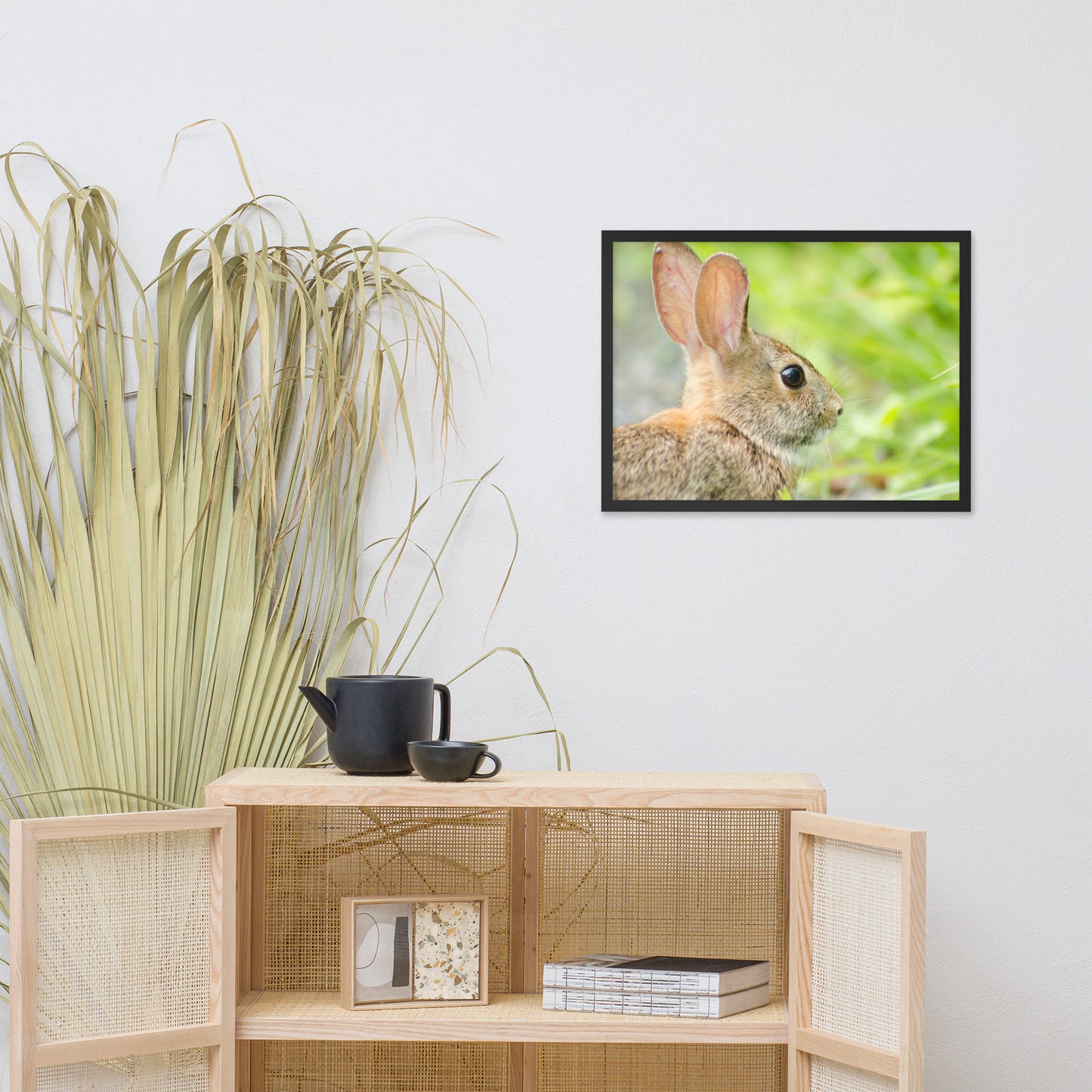 Bunny at Bombay Hook Wildlife Photo Framed Wall Art Prints