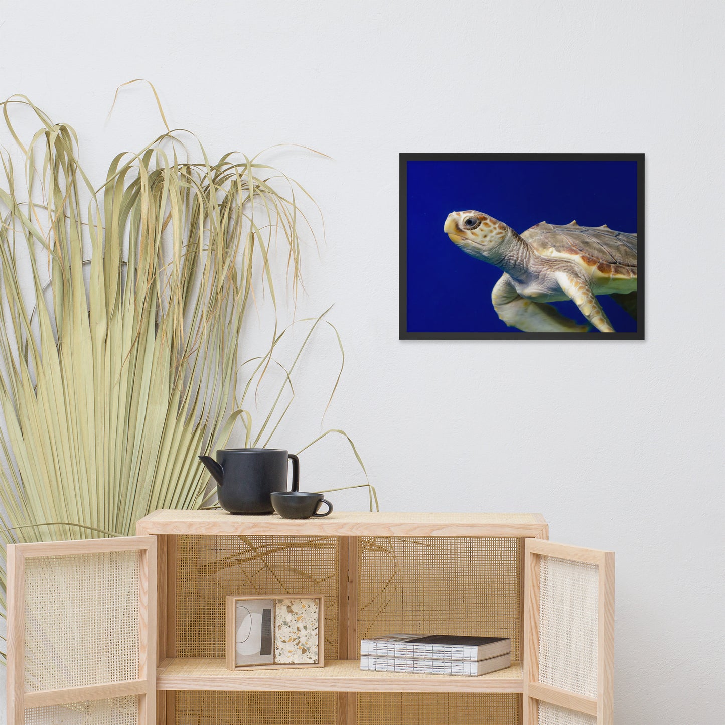 Sea Turtle 2 Animal Wildlife Photograph Framed Wall Art Prints
