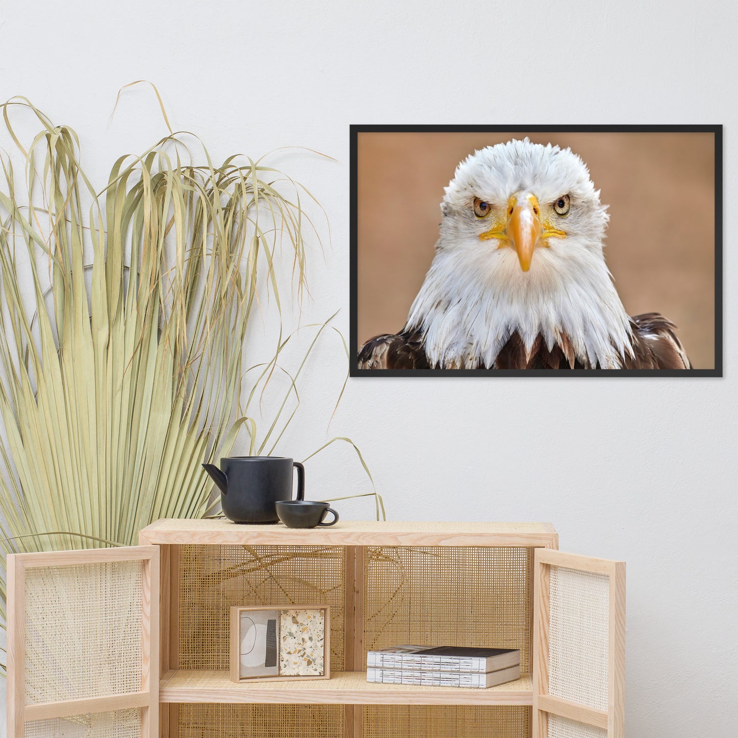 Bald Eagle Portrait Close-up 2 Wildlife Photograph Framed Wall Art Prints