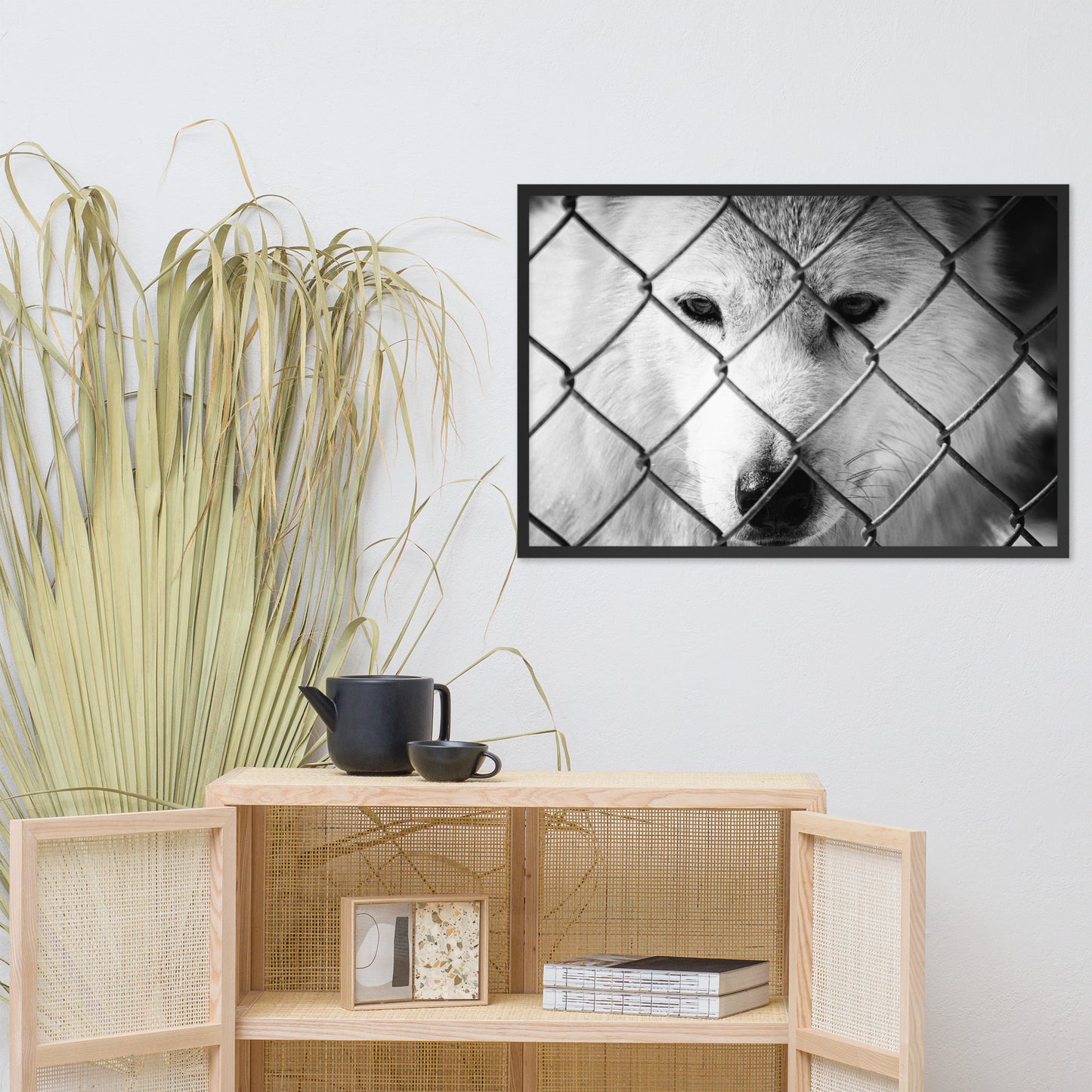 Dreams of Freedom in Black and White Animal Wildlife Photograph Framed Wall Art Prints