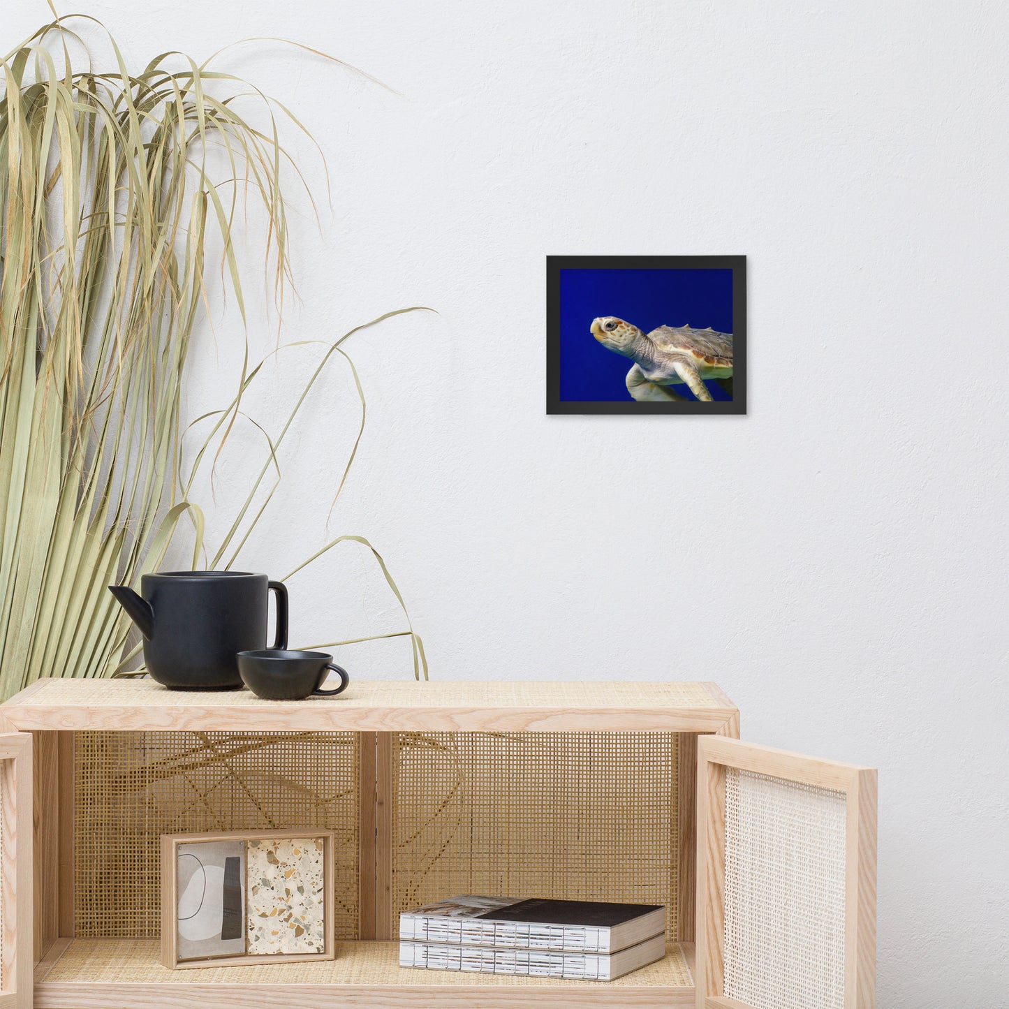 Sea Turtle 2 Animal Wildlife Photograph Framed Wall Art Prints