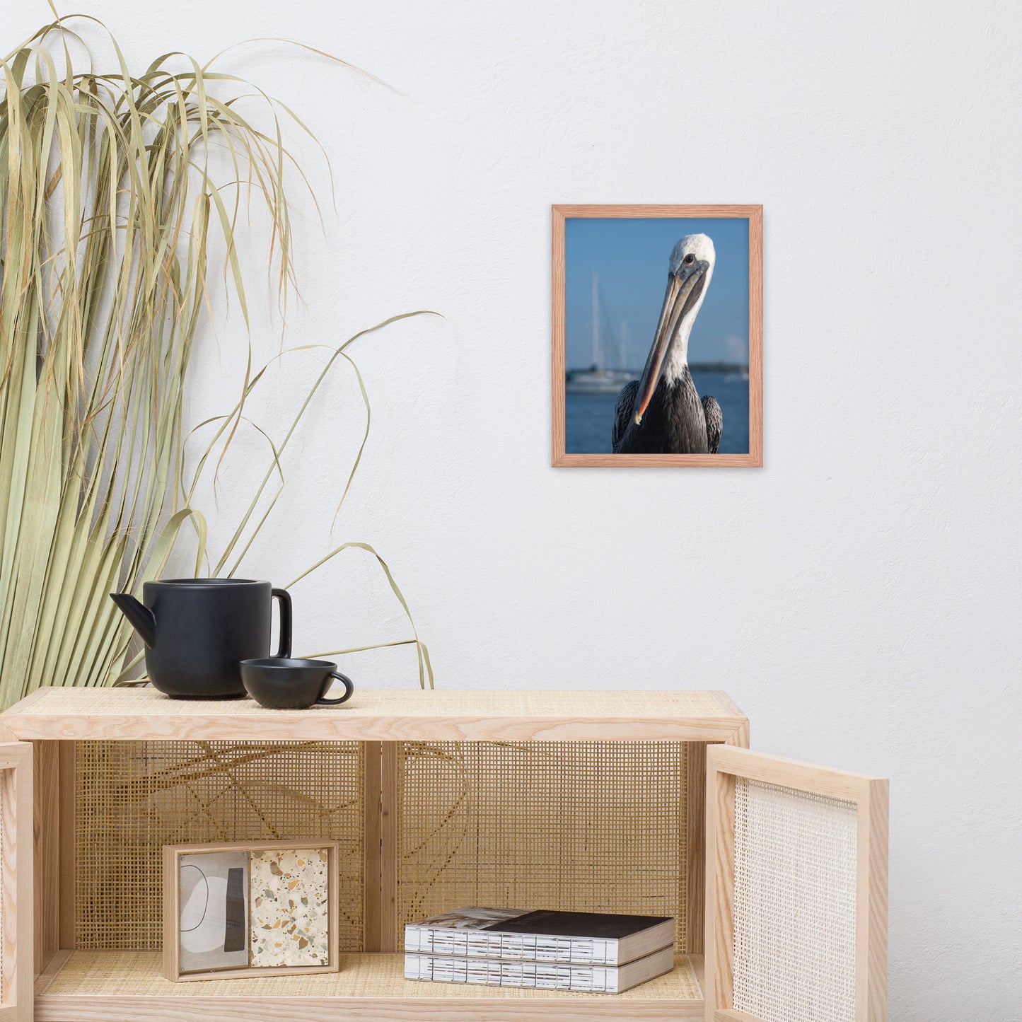 Bob The Pelican Bird 3 Color Wildlife Photo Framed Wall Art Prints