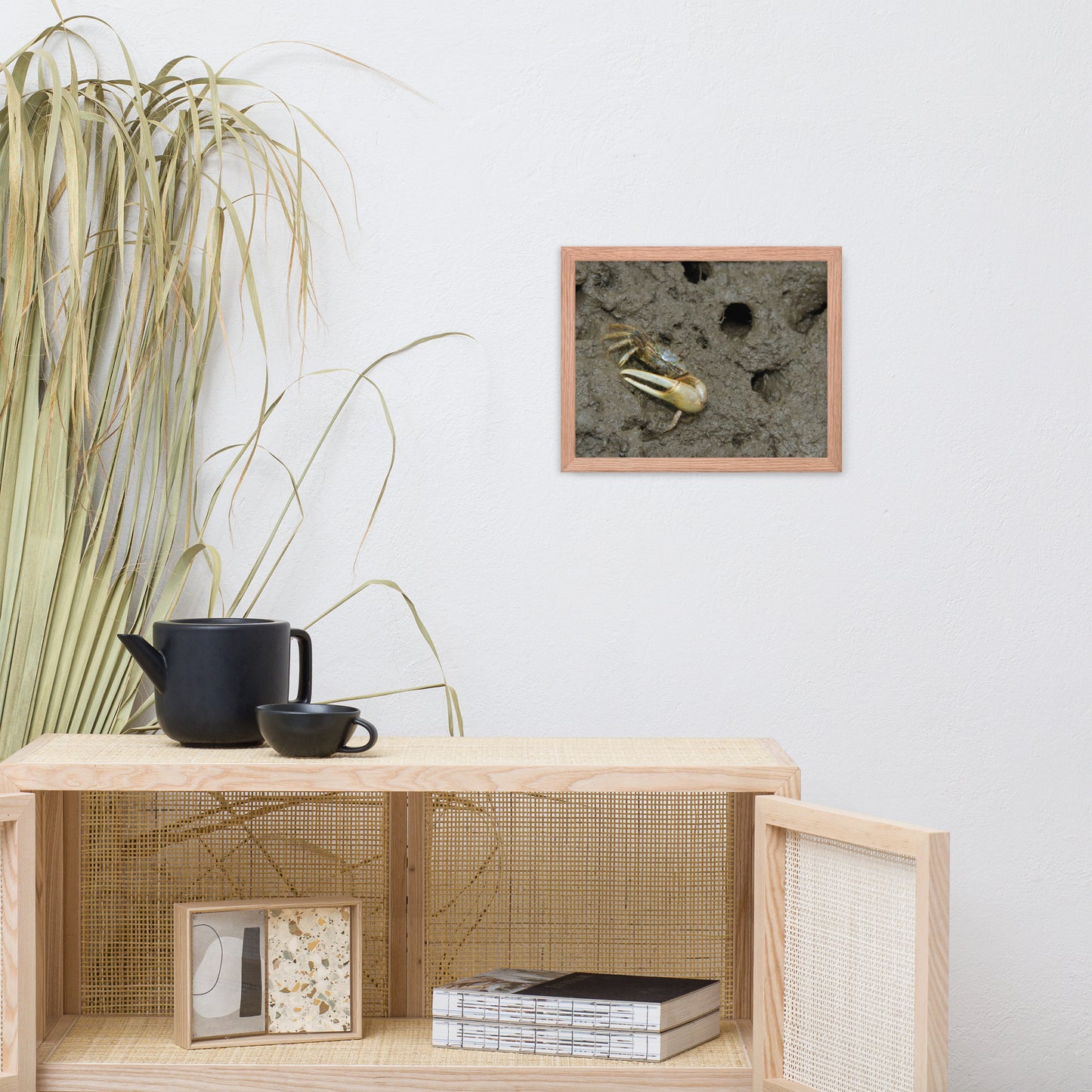 Fiddler Crab Animal Wildlife Photograph Framed Wall Art Prints