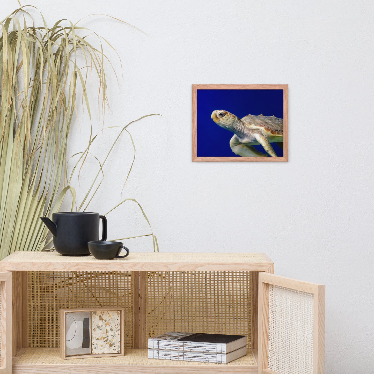 Sea Turtle 2 Animal Wildlife Photograph Framed Wall Art Prints