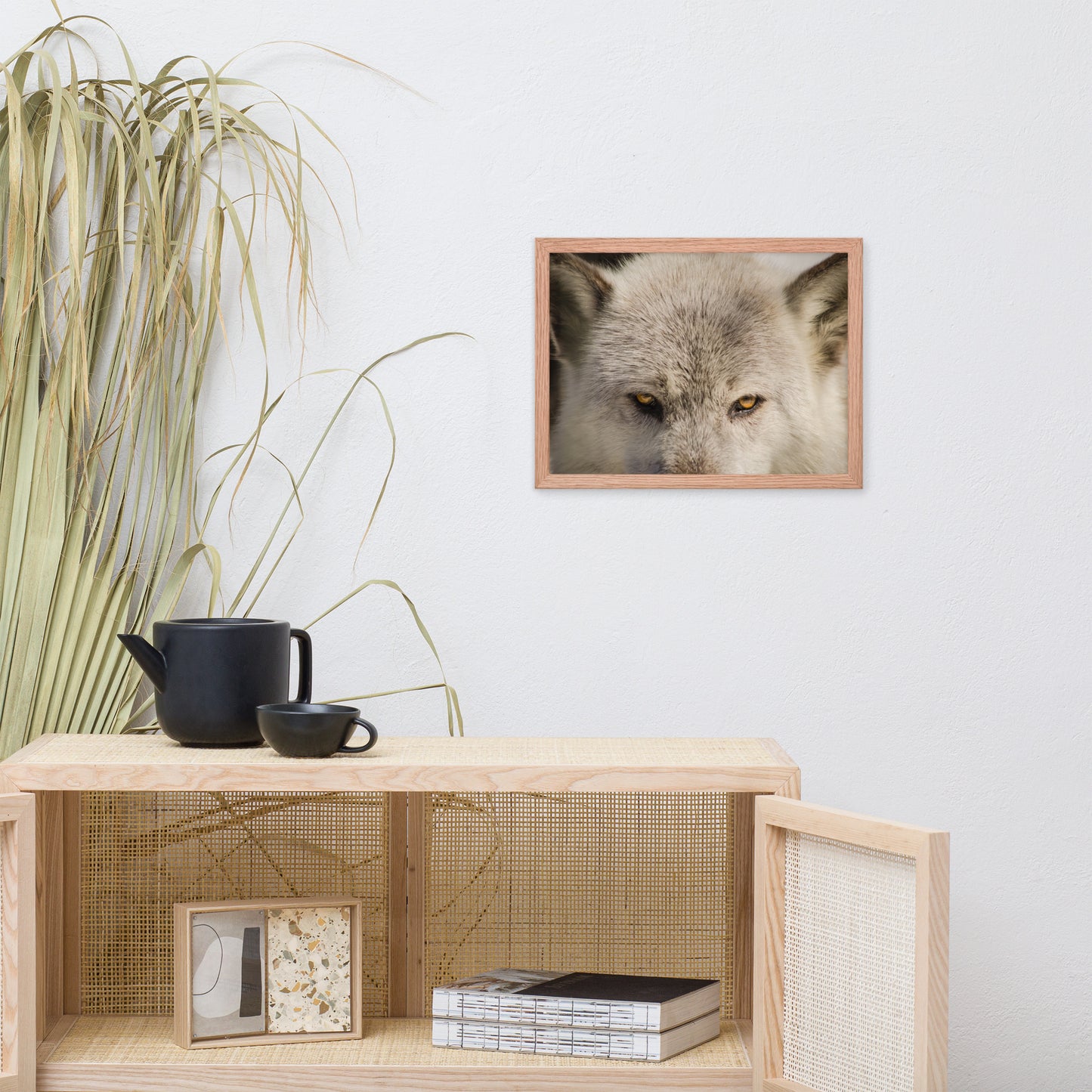 Wolf Eyes Animal / Wildlife Photograph Framed Wall Art Prints