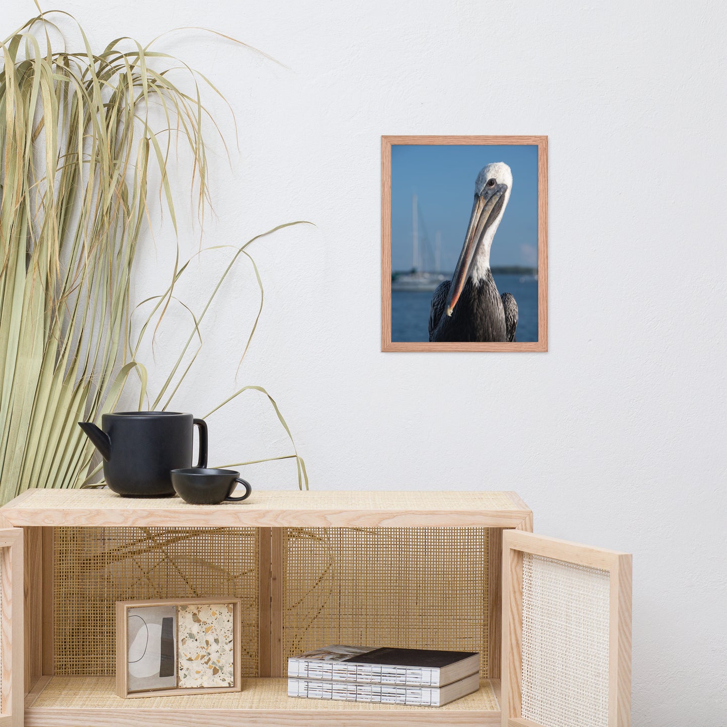 Bob The Pelican Bird 3 Color Wildlife Photo Framed Wall Art Prints