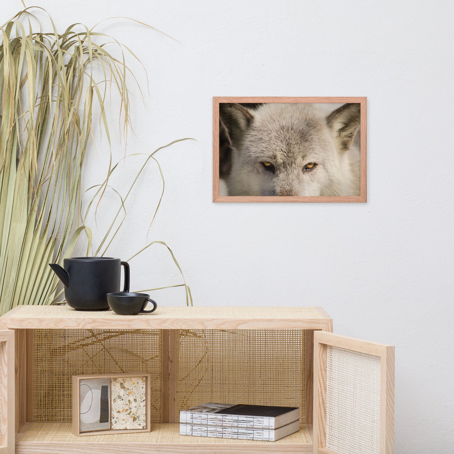 Wolf Eyes Animal / Wildlife Photograph Framed Wall Art Prints