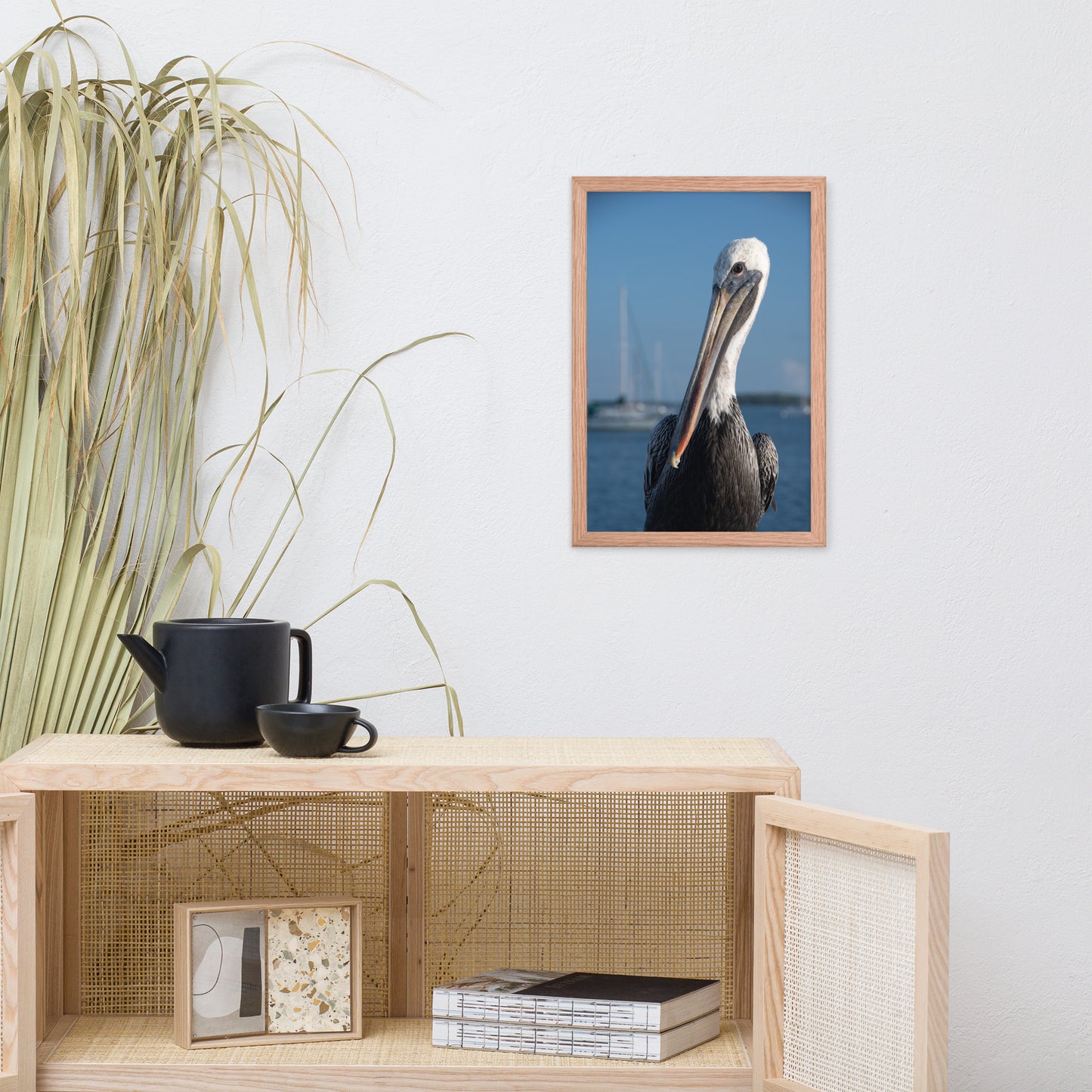 Bob The Pelican Bird 3 Color Wildlife Photo Framed Wall Art Prints