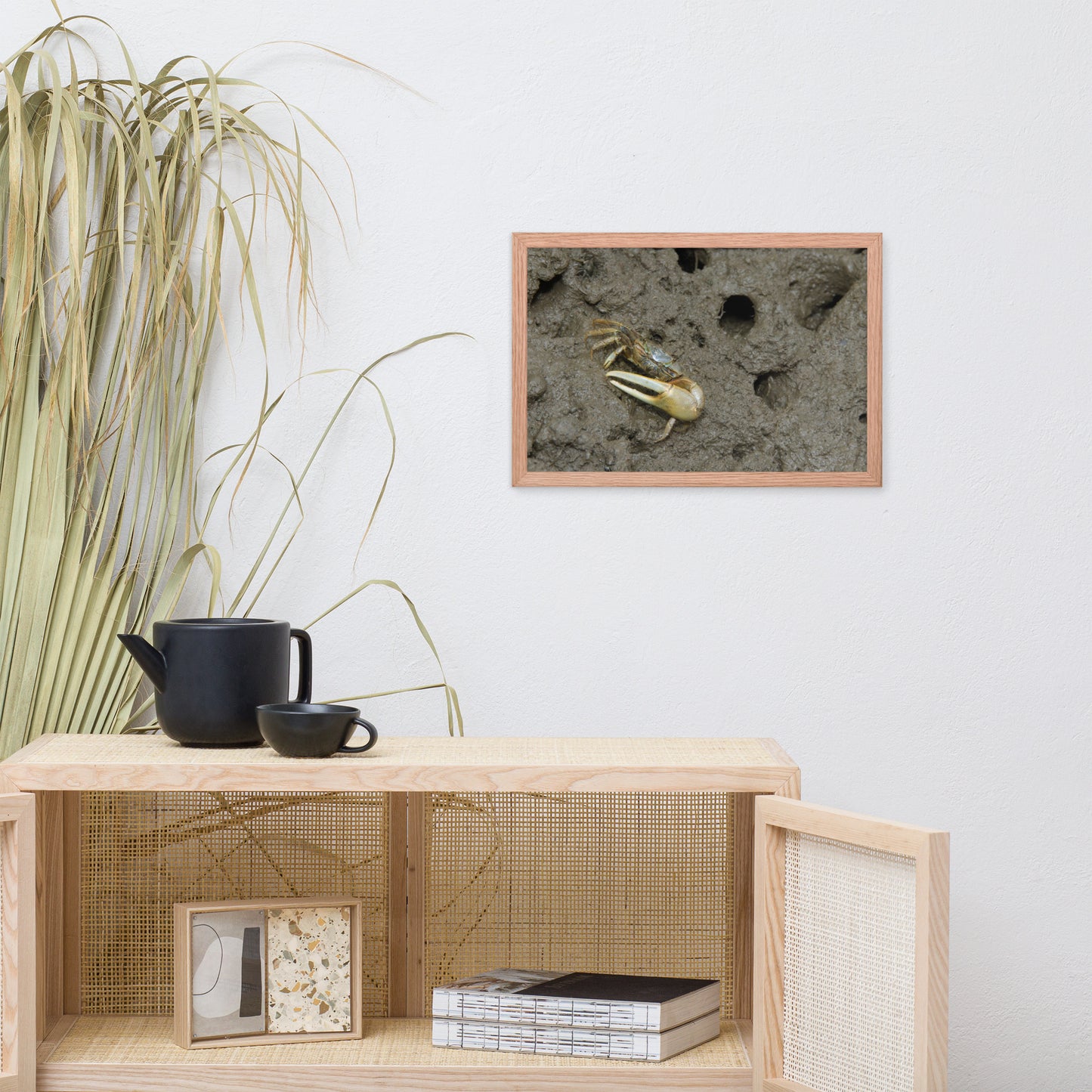 Fiddler Crab Animal Wildlife Photograph Framed Wall Art Prints