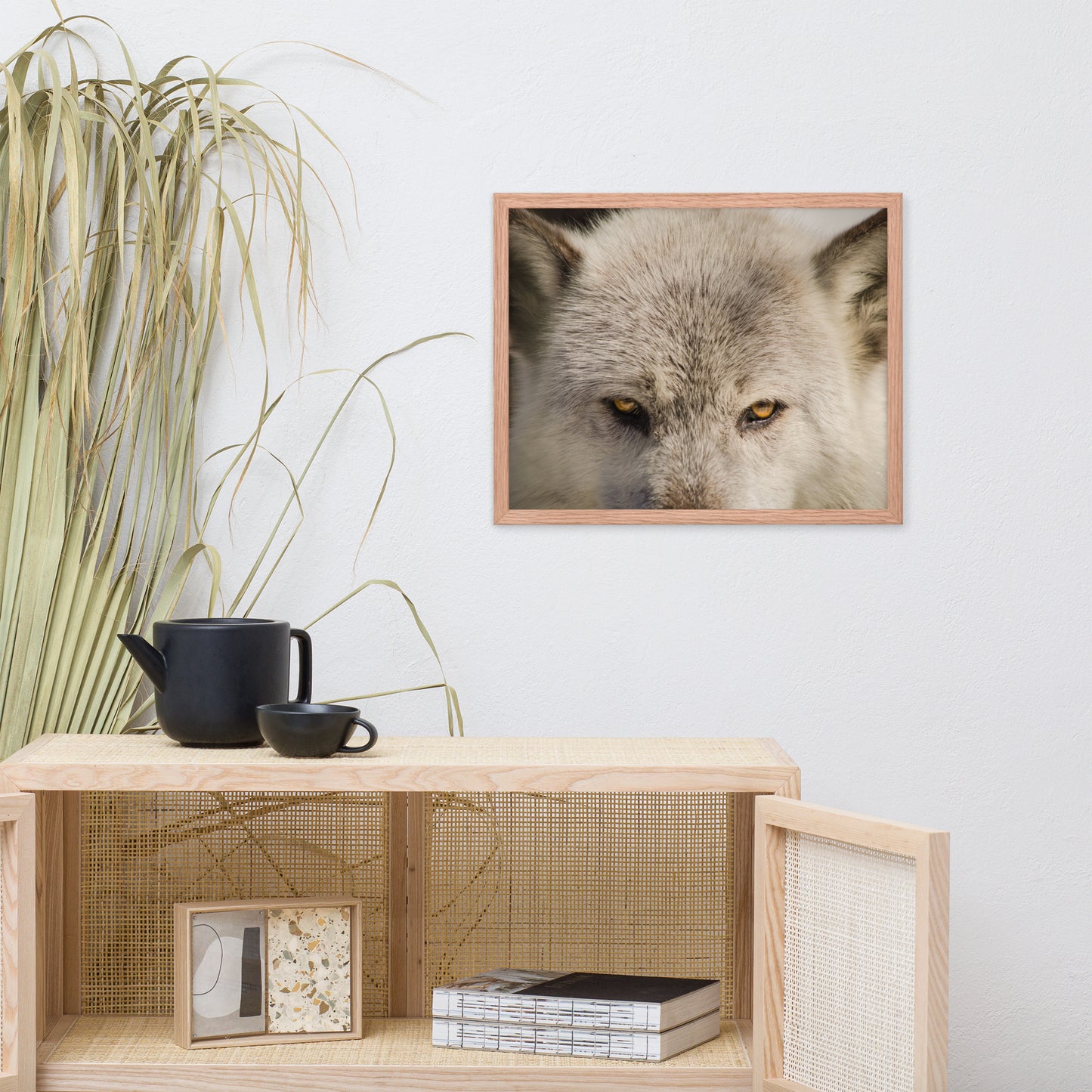 Wolf Eyes Animal / Wildlife Photograph Framed Wall Art Prints
