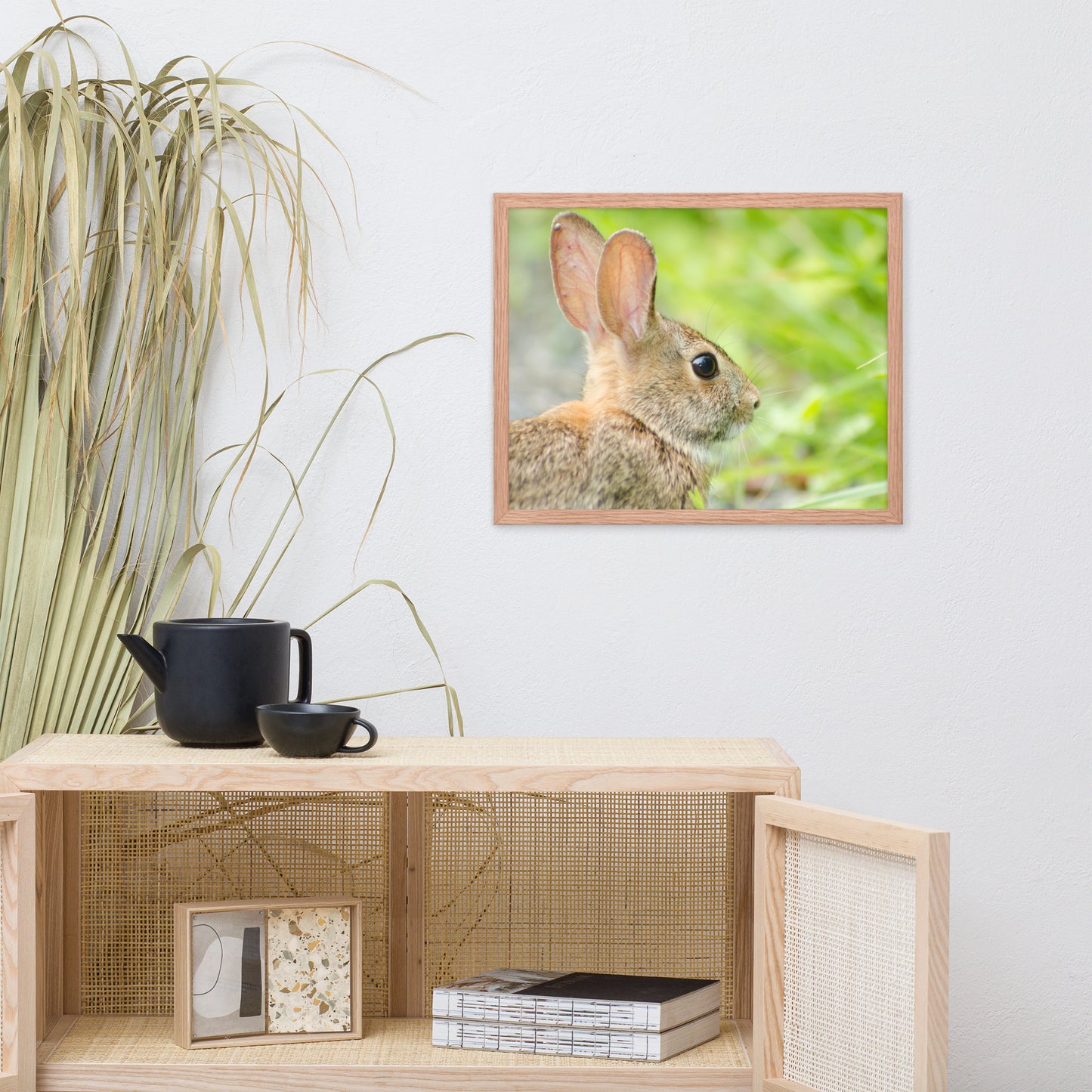 Bunny at Bombay Hook Wildlife Photo Framed Wall Art Prints