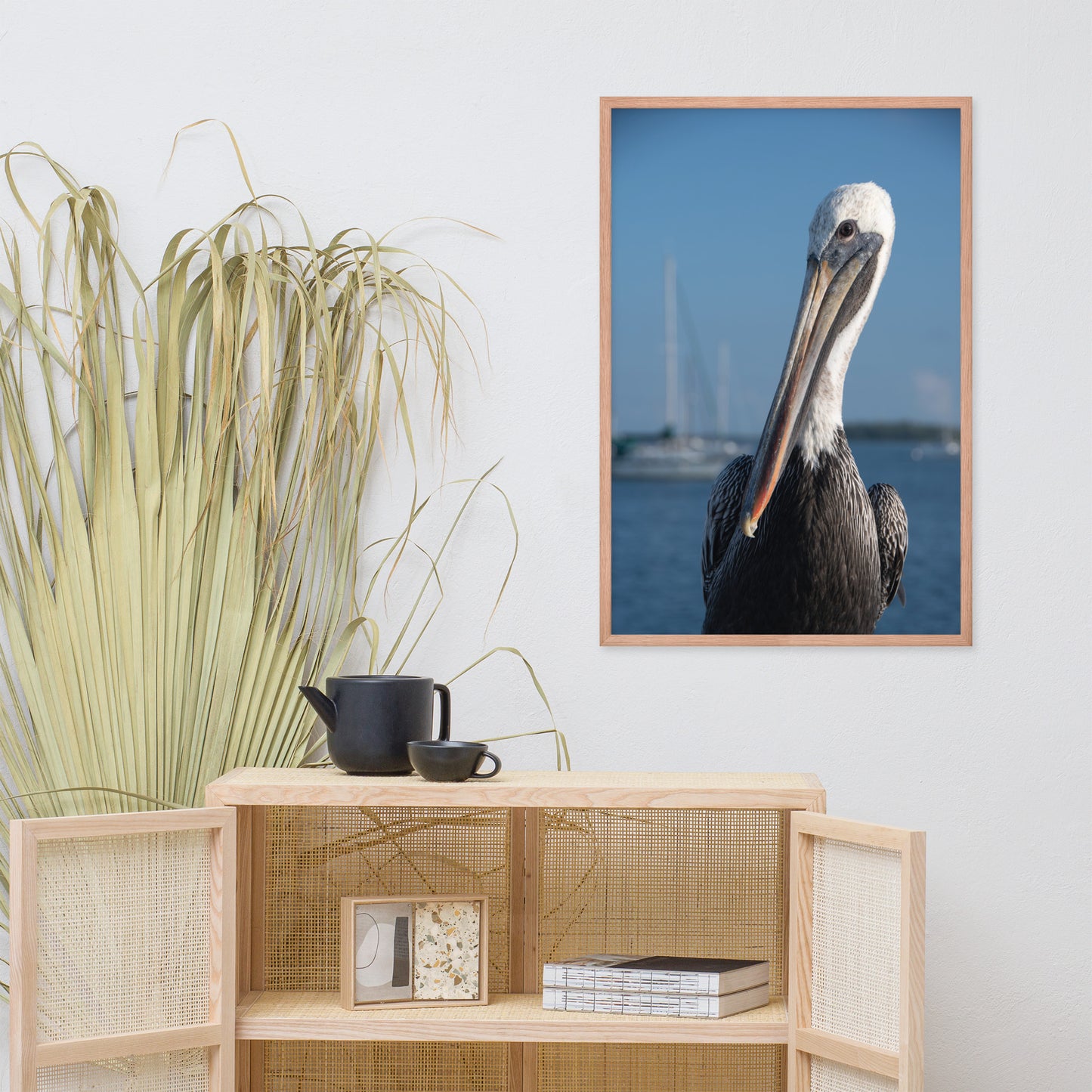 Bob The Pelican Bird 3 Color Wildlife Photo Framed Wall Art Prints